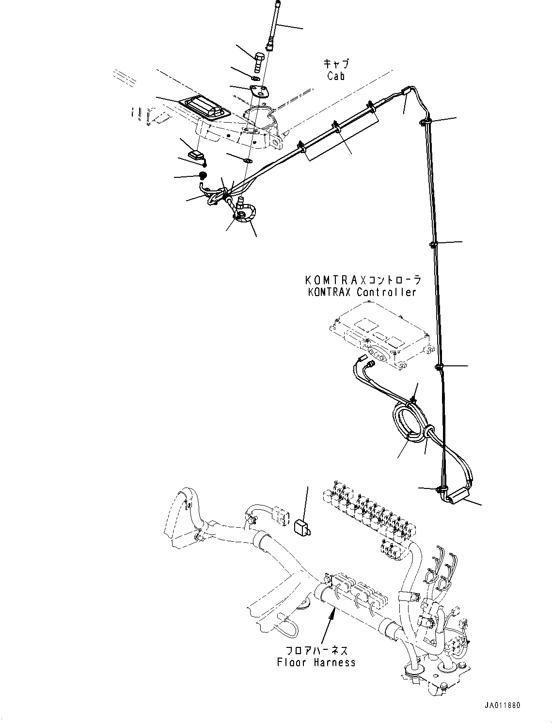 Схема запчастей Komatsu WA380Z-6 - КАБИНА И ОСНОВН. КОНСТРУКЦИЯ ГРУППА, KOMTRAX АНТЕННА (№87-9) КАБИНА И ОСНОВН. КОНСТРУКЦИЯ ГРУППА, MONOCOQUE ТИП, С КОНДИЦИОНЕРОМ, PROVISION ДЛЯ KOMTRAX КОНТРОЛЛЕР