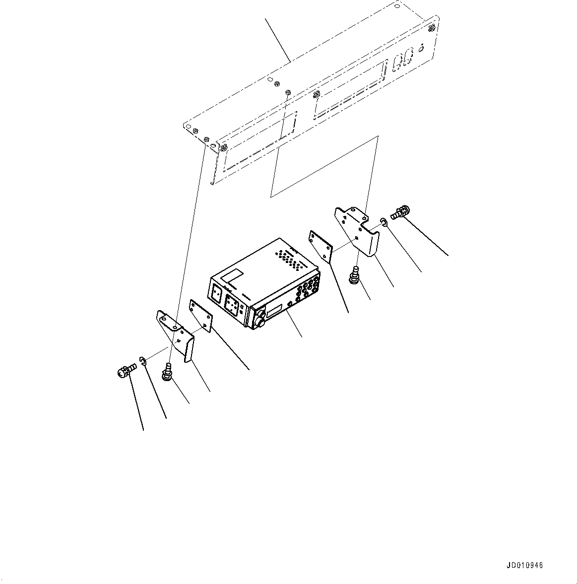 Схема запчастей Komatsu WA380Z-6 - РАДИО (№87-) РАДИО, AM-FM РАДИО, ЕСКАНАТ И ASIA
