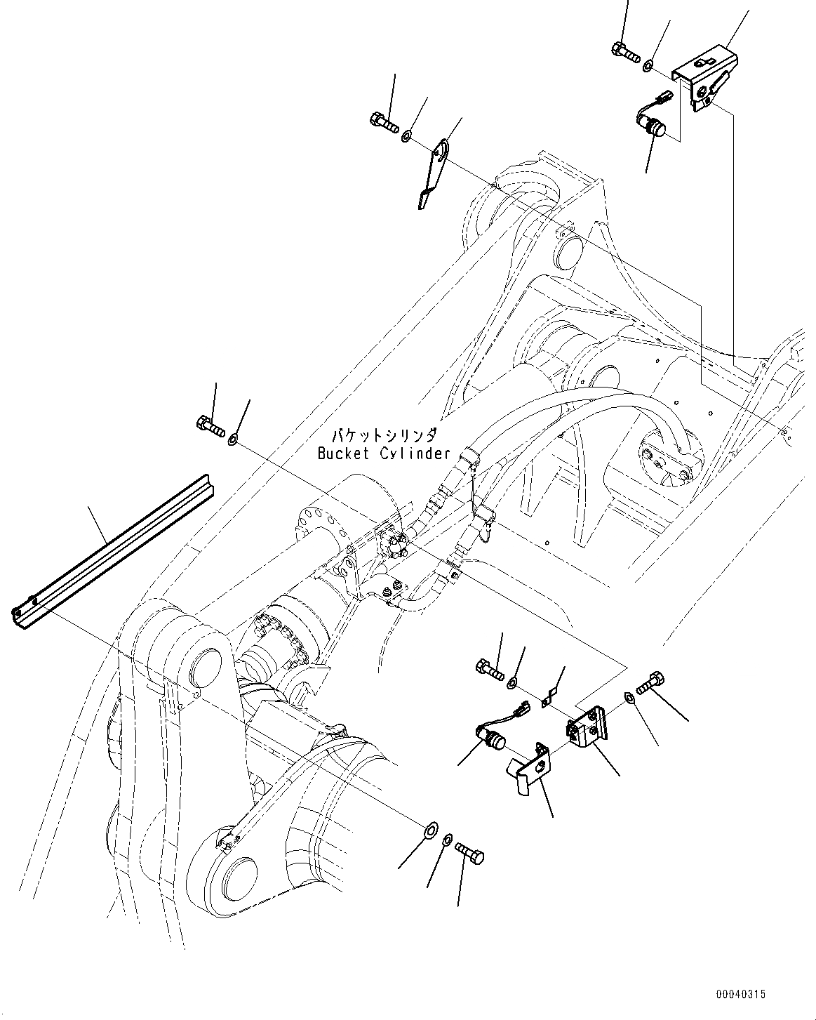 Схема запчастей Komatsu WA380Z-6 - ПОЗИЦИОНЕР КОВША(№87-) КОВШ ПОЗИЦИОНЕР, С ЗАХВАТОМ ДЛЯ БРЕВЕН
