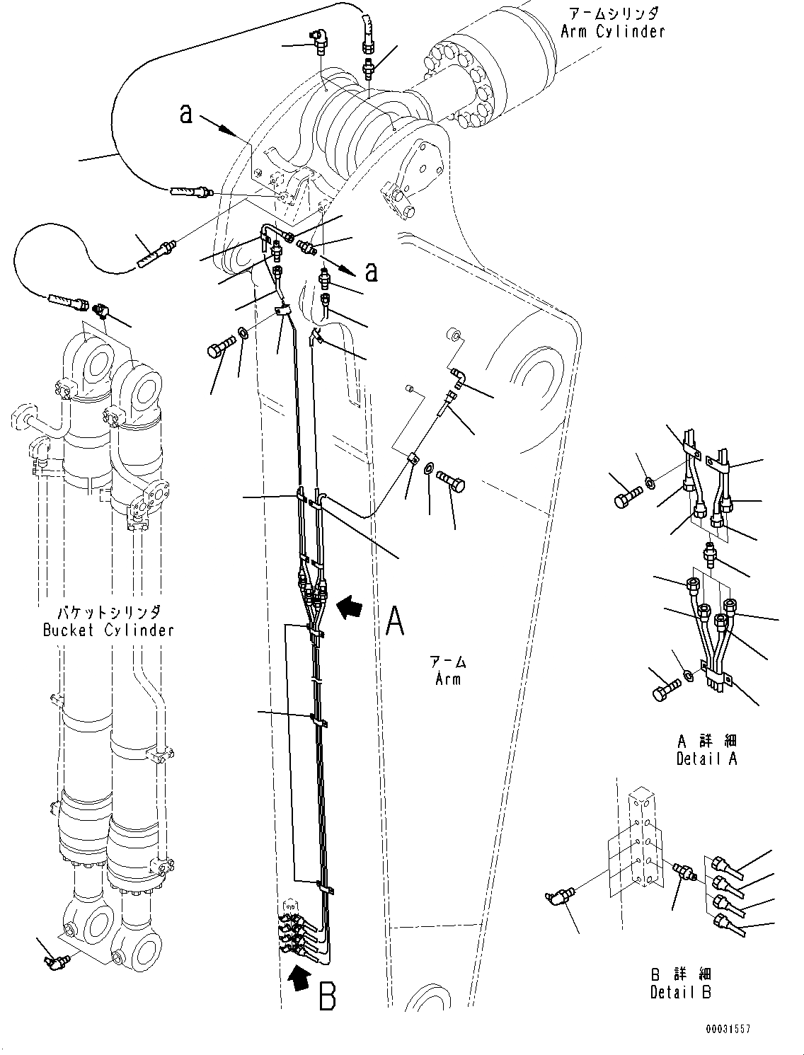 Схема запчастей Komatsu PC1250-8R - РУКОЯТЬ, MM, SE, SP, АВТОМАТИЧ.-СИСТ. СМАЗКИ СИСТЕМА, СМАЗЫВАЮЩ. ЛИНИЯ (№-) РУКОЯТЬ, MM, SE, SP, АВТОМАТИЧ.-СИСТ. СМАЗКИ СИСТЕМА