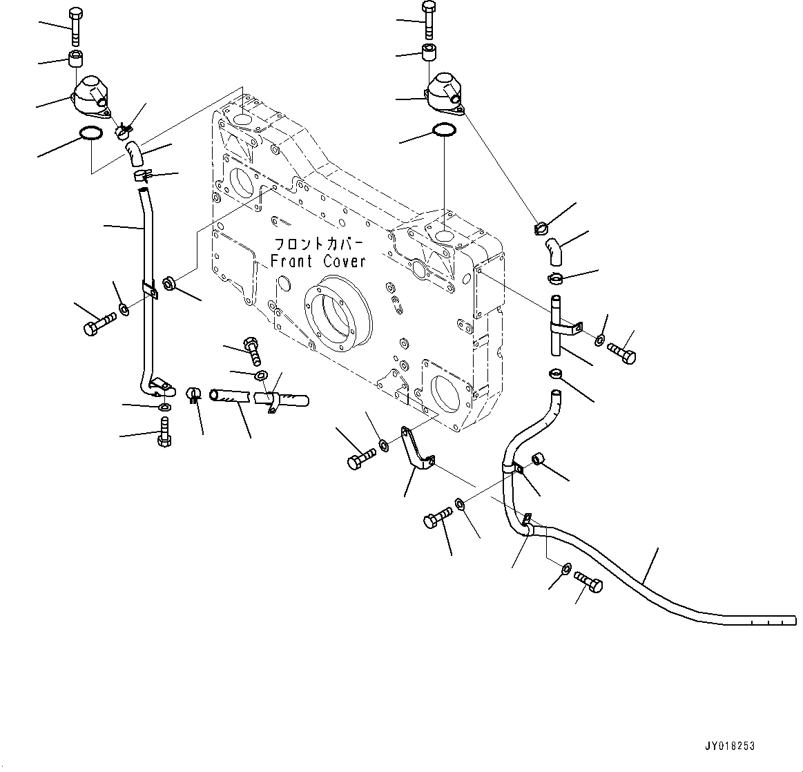 Схема запчастей Komatsu SAA12V140E-3B - ПЕРЕДН. ЗУБЧАТ. ПЕРЕДАЧА КОРПУС, САПУН (№77-) ПЕРЕДН. ЗУБЧАТ. ПЕРЕДАЧА КОРПУС, ДЛЯ EXTRA BAD ТОПЛИВН. И ПЛОХ. ТОПЛИВО СПЕЦ-ЯIFICATION, ВОДН.+DUST, ДОПОЛН. ФИЛЬТР., VHMS LESS