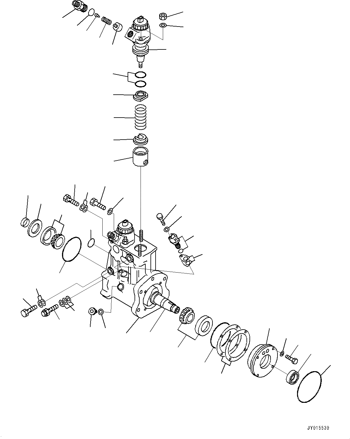 Схема запчастей Komatsu SAA12V140E-3B - ТОПЛИВН. НАСОС, ВНУТР. ЧАСТИ, ТОПЛИВН. НАСОС, ПРАВ. (№77-) ТОПЛИВН. НАСОС