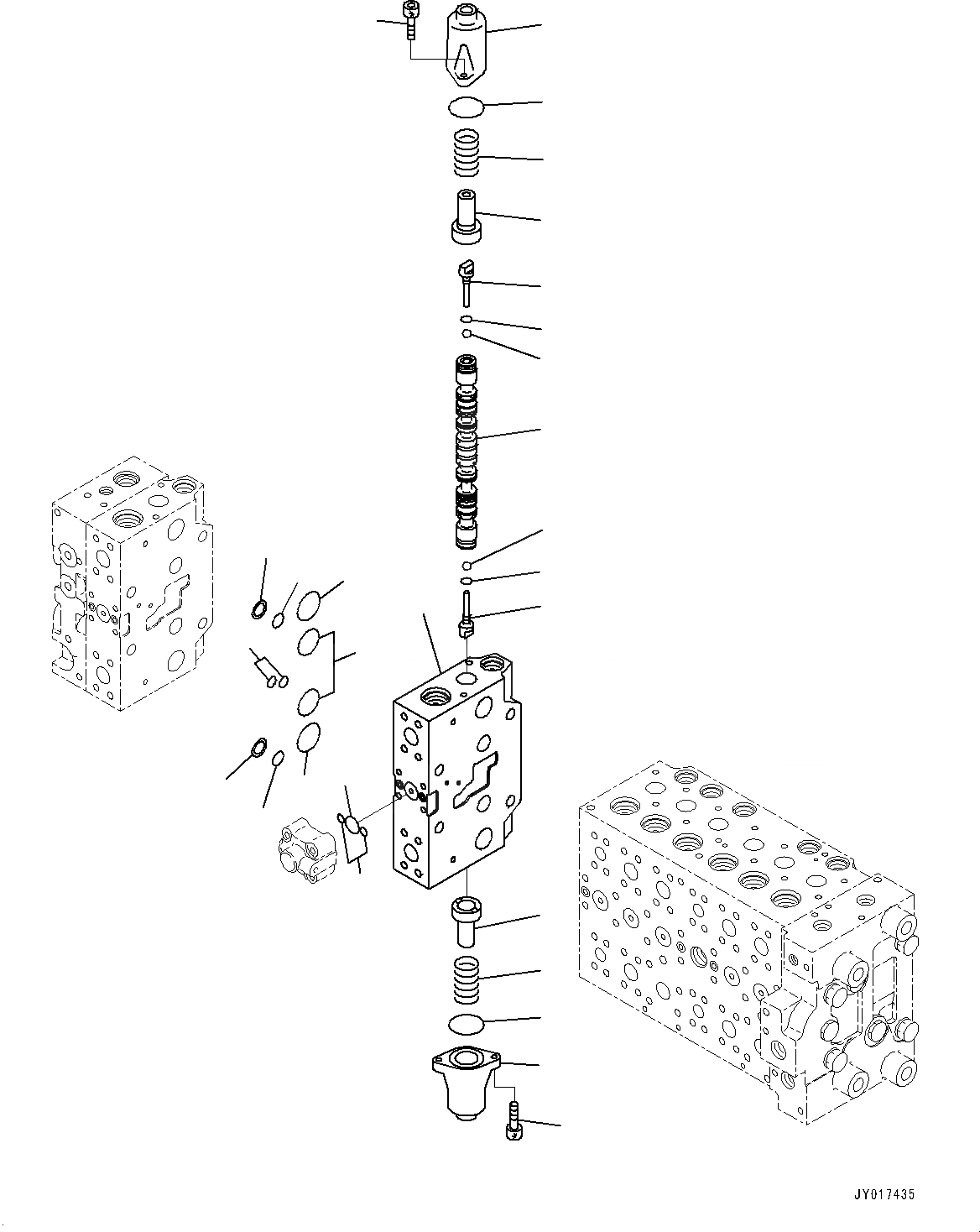 Схема запчастей Komatsu PC200-8M0 - УПРАВЛЯЮЩ. КЛАПАН, 8-СЕКЦИОНН. (7/) (№-) УПРАВЛЯЮЩ. КЛАПАН, С -ДОПОЛН. АКТУАТОР ТРУБЫ, АККУМУЛЯТОР