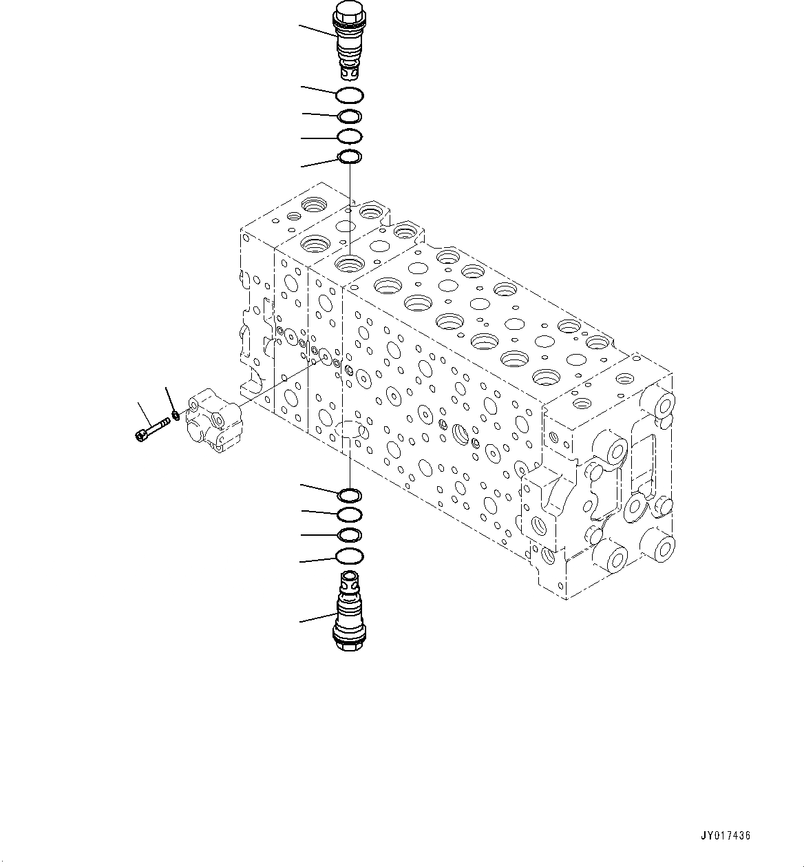 Схема запчастей Komatsu PC200-8M0 - УПРАВЛЯЮЩ. КЛАПАН, 8-СЕКЦИОНН. (8/) (№-) УПРАВЛЯЮЩ. КЛАПАН, С -ДОПОЛН. АКТУАТОР ТРУБЫ, АККУМУЛЯТОР