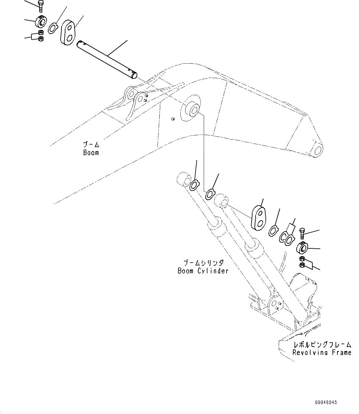 Схема запчастей Komatsu PC210LC-10 - ЦИЛИНДР СТРЕЛЫHEAD ПАЛЕЦ (№-) ЦИЛИНДР СТРЕЛЫHEAD ПАЛЕЦ, LIFT POWER UP, MACHINE ПОДЪЕМ EYES