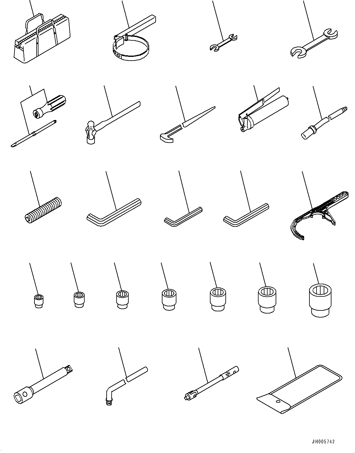 Схема запчастей Komatsu PC210LC-10 - ИНСТРУМЕНТ (№-) ИНСТРУМЕНТ