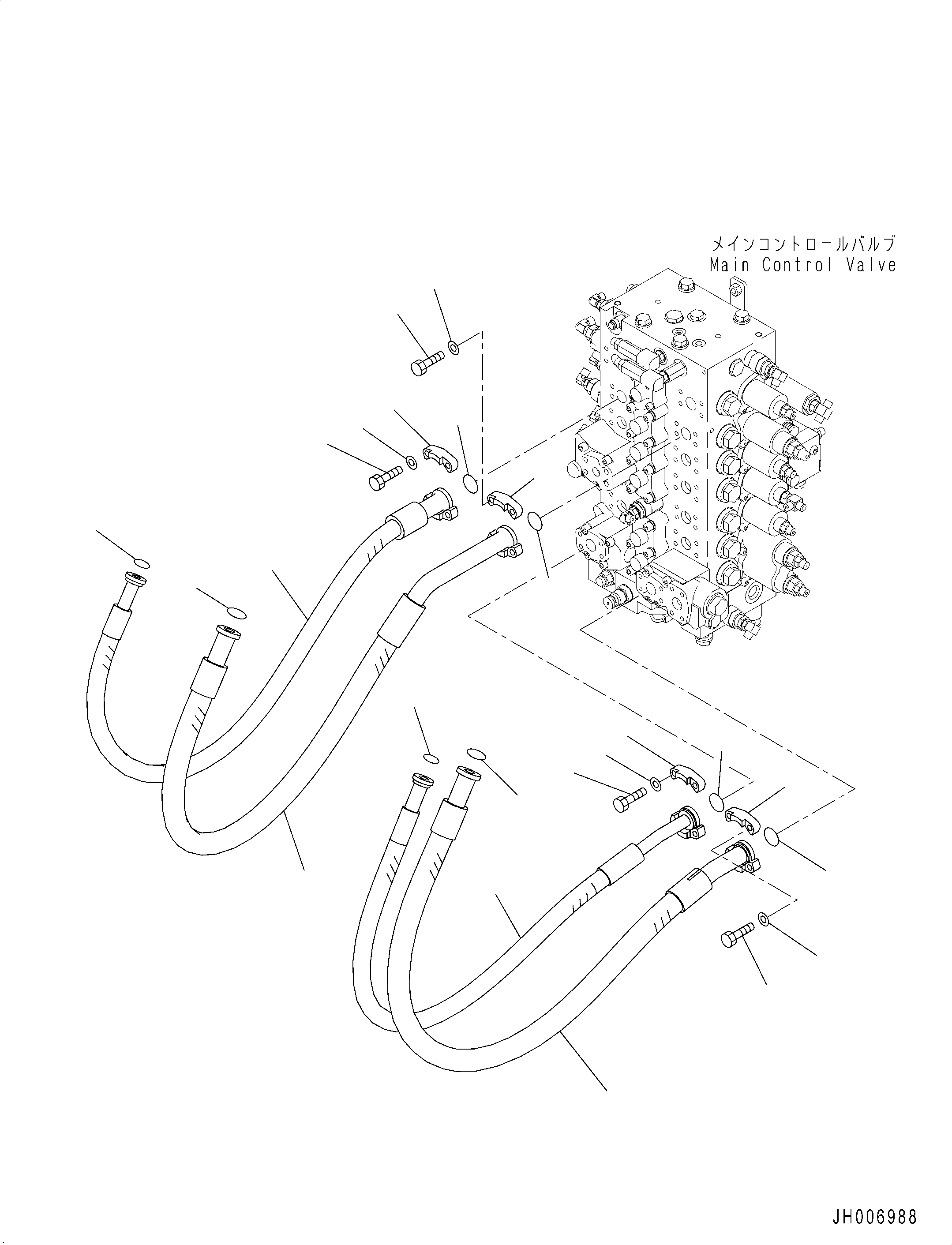 Схема запчастей Komatsu PC210-10 - РУКОЯТЬ И КОВШ ТРУБЫ РУКОЯТЬ И КОВШ ТРУБЫ