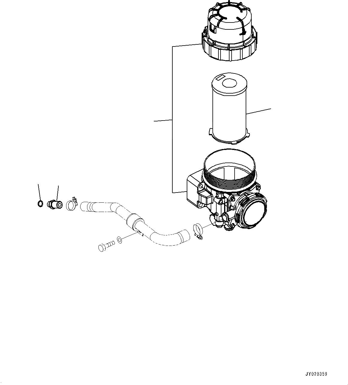 Схема запчастей Komatsu SAA6D107E-2D - KOMATSU ЗАКРЫТ.D CRANKКОРПУС ВЕНТИЛЯТОРILATION (KCCV) (№9-) KOMATSU ЗАКРЫТ.D CRANKКОРПУС ВЕНТИЛЯТОРILATION (KCCV)
