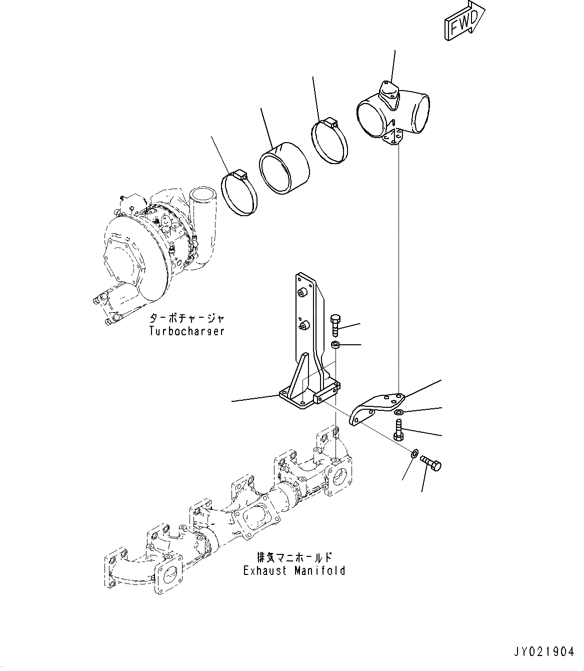 Схема запчастей Komatsu SAA6D140E-6A - ВОЗДУХООЧИСТИТЕЛЬ, КОМПОНЕНТЫ (№7-) ВОЗДУХООЧИСТИТЕЛЬ