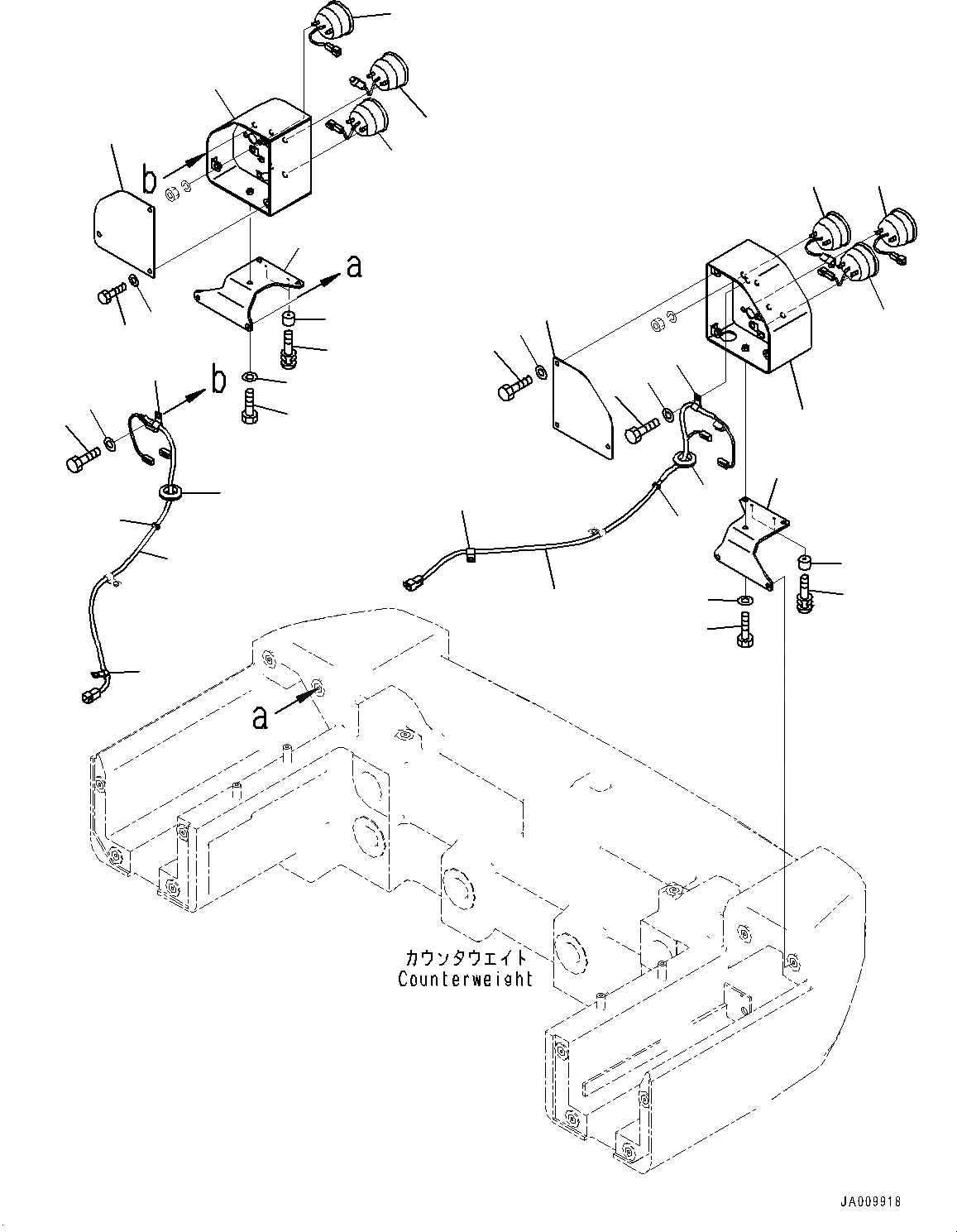 Схема запчастей Komatsu WA470-7 - КОРПУС АККУМУЛЯТОРА, ЗАДН. ФОНАРИ (№-) КОРПУС АККУМУЛЯТОРА, С ЗАДН. ФОНАРИ