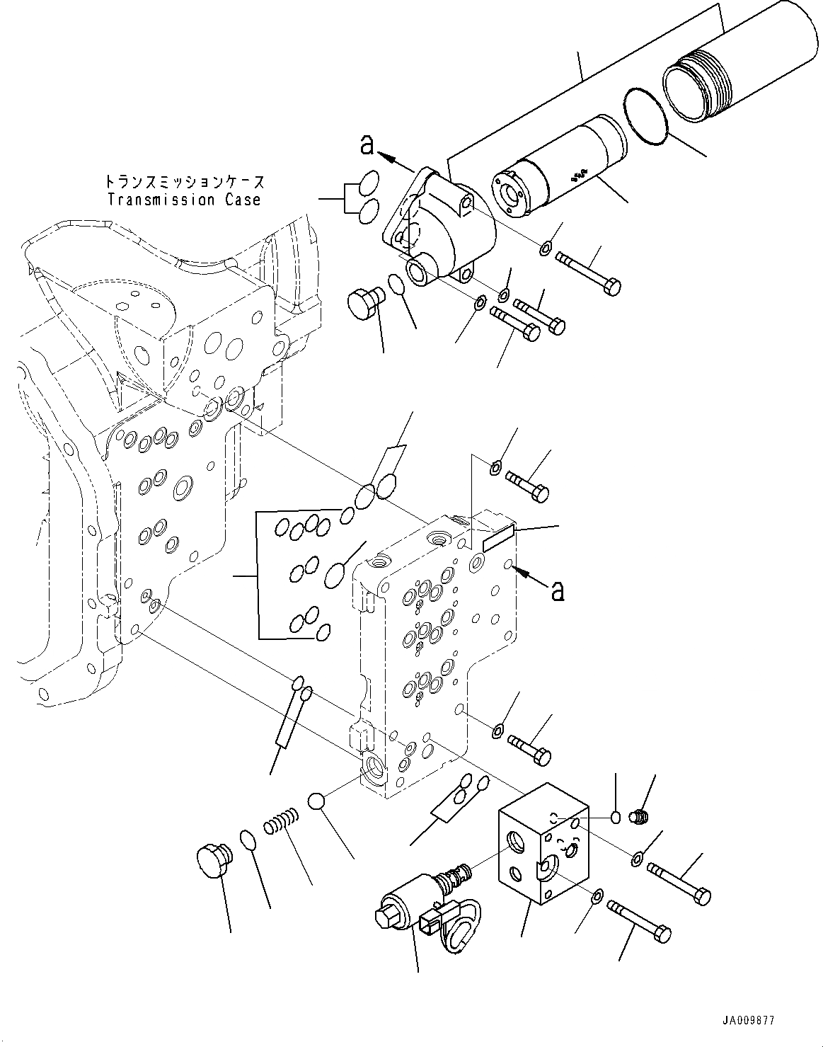 Схема запчастей Komatsu WA470-7 - ГИДРОТРАНСФОРМАТОР И ТРАНСМИССИЯ, ФИЛЬТР. (№-) ГИДРОТРАНСФОРМАТОР И ТРАНСМИССИЯ, БЕЗ КРЫШКА МАСЛОНАЛИВНОГО ПАТРУБКА БЛОКИРОВКА И КРЫШКИБЛОКИР.