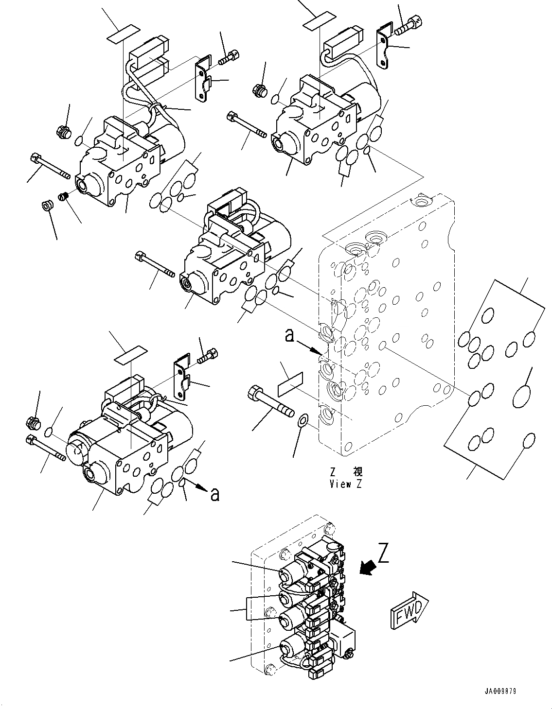 Схема запчастей Komatsu WA470-7 - ГИДРОТРАНСФОРМАТОР И ТРАНСМИССИЯ, ECMV КЛАПАН (/) (№-) ГИДРОТРАНСФОРМАТОР И ТРАНСМИССИЯ, БЕЗ КРЫШКА МАСЛОНАЛИВНОГО ПАТРУБКА БЛОКИРОВКА И КРЫШКИБЛОКИР.