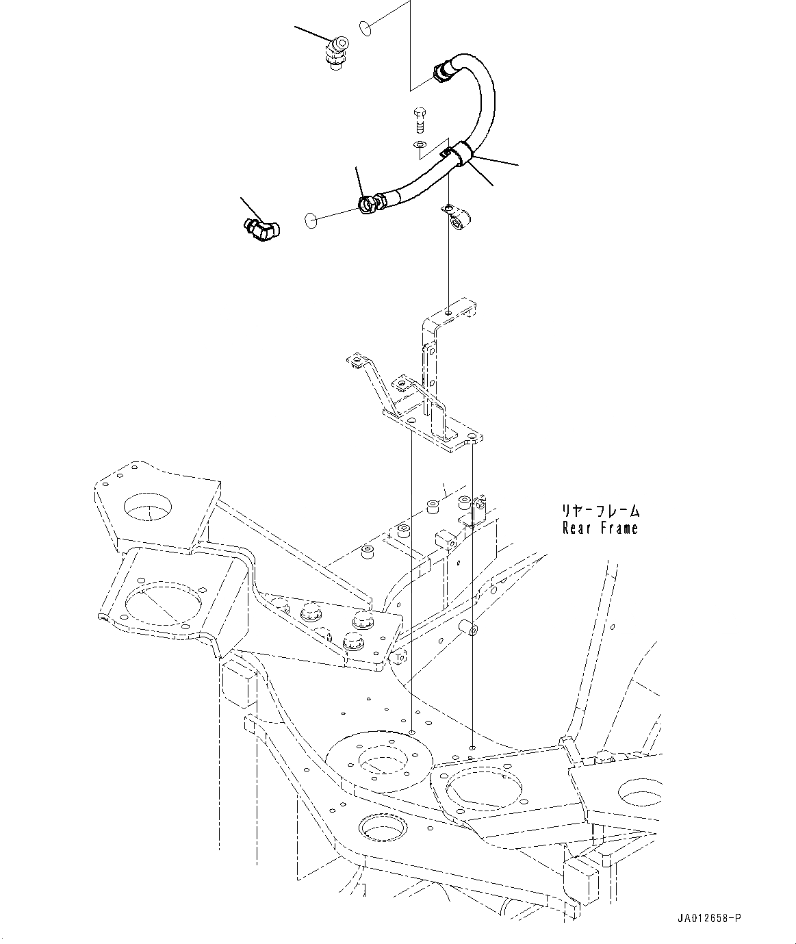 Схема запчастей Komatsu WA470-7 - РУЛЕВ. УПРАВЛЕНИЕ ГИДРОЛИНИЯ, РУЛЕВ. УПРАВЛЕНИЕ ДРЕНАЖН. ТРУБЫ (№-) РУЛЕВ. УПРАВЛЕНИЕ ГИДРОЛИНИЯ, С ДЖОЙСТИК СИСТЕМАУПРАВЛЕНИЯ ПОВОРОТОМ