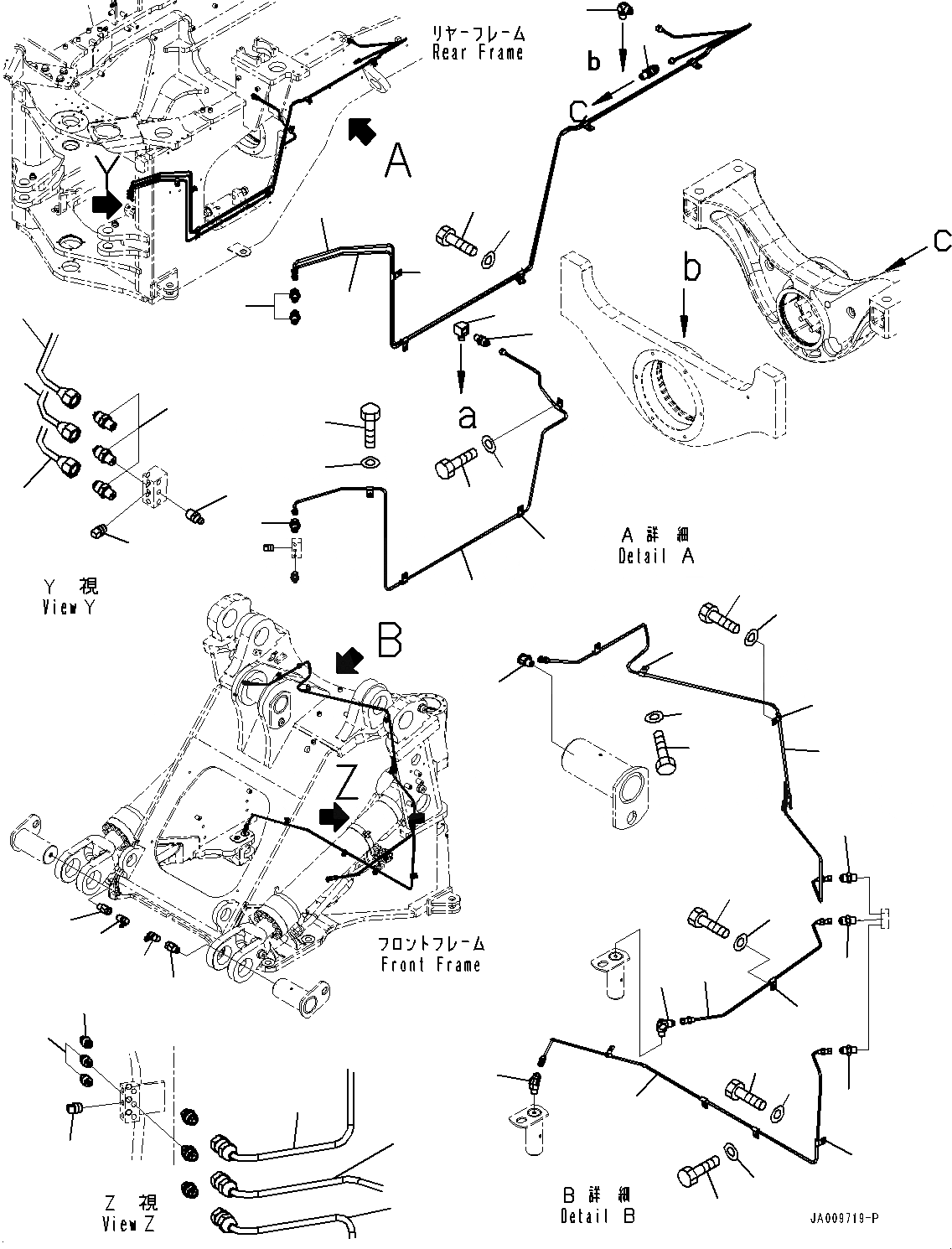 Схема запчастей Komatsu WA470-7 - УДАЛЕНН. СИСТ. СМАЗКИ СИСТЕМА (№-) УДАЛЕНН. СИСТ. СМАЗКИ СИСТЕМА, БЕЗ АВТОМАТИЧ.-СИСТ. СМАЗКИ СИСТЕМА