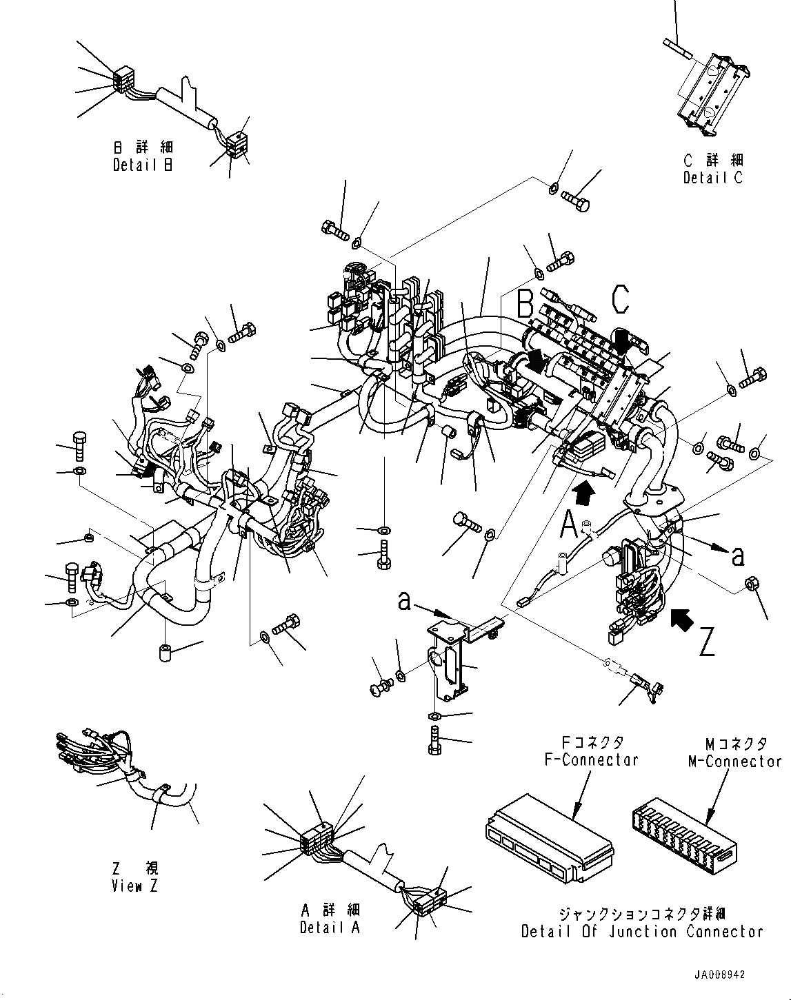 Схема запчастей Komatsu WA470-7 - КАБИНА ROPS И ОСНОВН. КОНСТРУКЦИЯ ГРУППА, ПОЛ, ПРОВОДКА (/) (№-) КАБИНА ROPS И ОСНОВН. КОНСТРУКЦИЯ ГРУППА, ДВУСТОРОНН. РАМА ОКНА