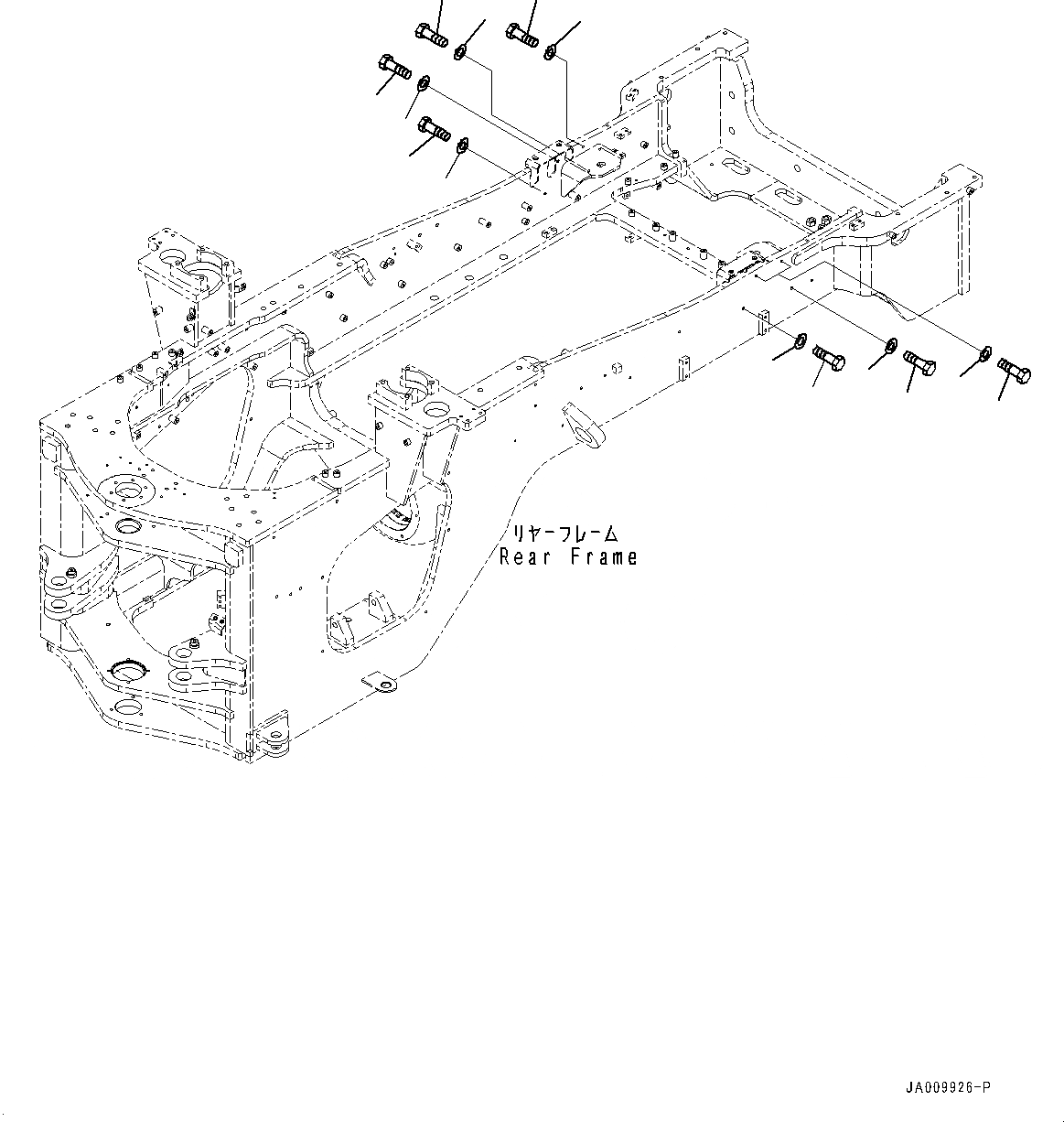 Схема запчастей Komatsu WA470-7 - КАПОТ, КРЕПЛЕНИЕ БОЛТ (№-) КАПОТ, С АВТОМАТИЧ.-СИСТ. СМАЗКИ СИСТЕМА, УДЛИНН. ВПУСК ВОЗДУХА, КРЫШКА ТИП, ДЛЯ СТРАН ЕС БЕЗОПАСН. REGULATION