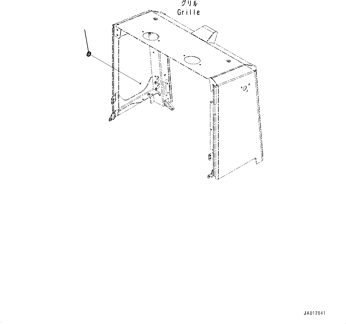 Схема запчастей Komatsu WA470-7 - КАПОТ, КРЫШКА (№-) КАПОТ, С АВТОМАТИЧ.-СИСТ. СМАЗКИ СИСТЕМА, УДЛИНН. ВПУСК ВОЗДУХА, ПРЕФИЛЬТР TURBO ТИП, ДЛЯ СТРАН ЕС БЕЗОПАСН. REGULATION