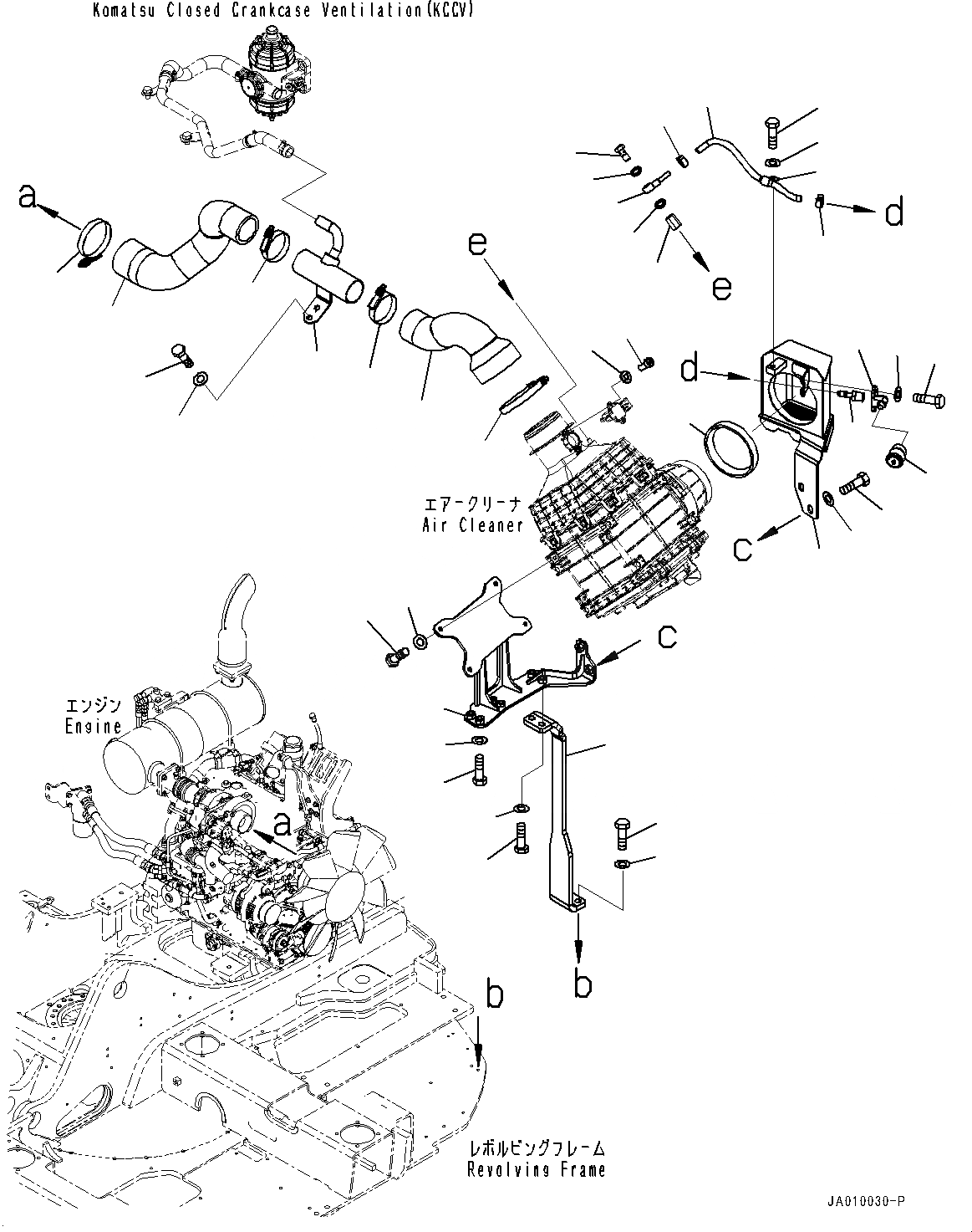 Схема запчастей Komatsu PC138USLC-10 - ВОЗДУХООЧИСТИТЕЛЬ КОМПОНЕНТЫ, КРЕПЛЕНИЕ И ПАТРУБКИ (№-) ВОЗДУХООЧИСТИТЕЛЬ КОМПОНЕНТЫ