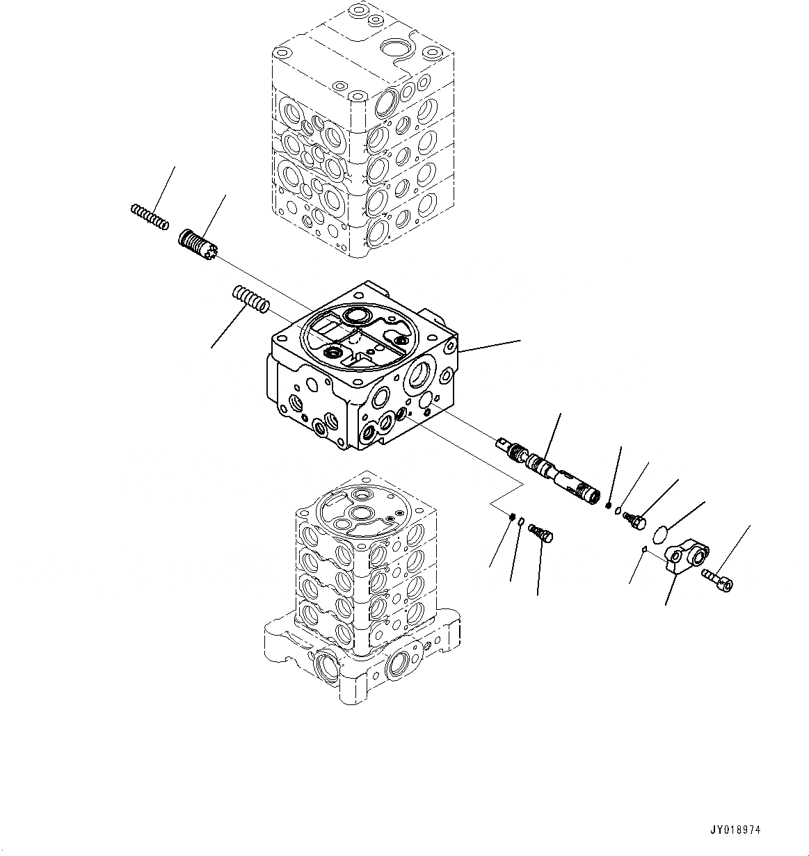 Схема запчастей Komatsu PC138USLC-10 - УПРАВЛЯЮЩ. КЛАПАН, 8-КЛАПАН (/) (№-) УПРАВЛЯЮЩ. КЛАПАН, С -ДОПОЛН. АКТУАТОР ТРУБЫ, АККУМУЛЯТОР