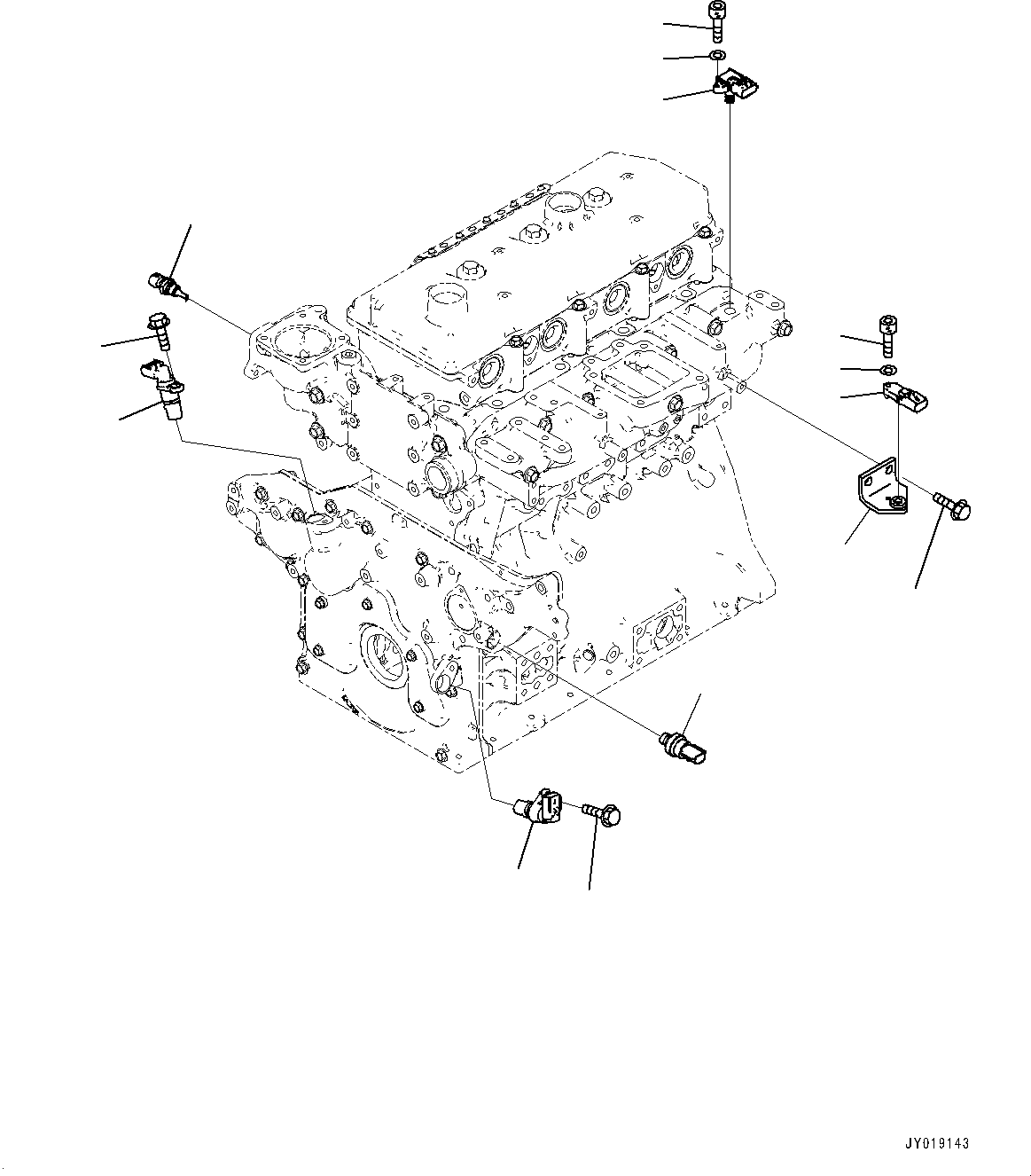 Схема запчастей Komatsu SAA4D95LE-6A - УПРАВЛ-Е ДВИГАТЕЛЕМ MODULE, (/) (№7-) УПРАВЛ-Е ДВИГАТЕЛЕМ MODULE