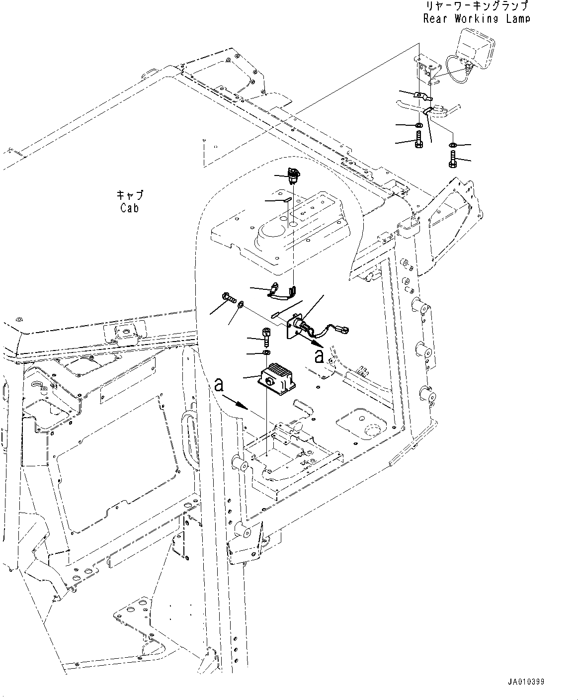 Схема запчастей Komatsu D37EX-23 - КАБИНА ЭЛЕКТР. БЛОК, DC CONVERTER (№8-) КАБИНА ЭЛЕКТР. БЛОК, С D MACHINE УПРАВЛ-Е ЗАГЛУШКА И PLAY, VOLT POWER ВЫПУСКН.