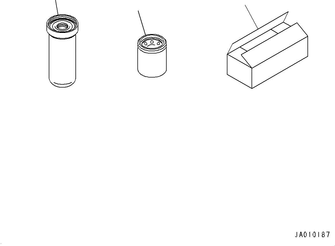 Схема запчастей Komatsu D37EX-23 - ЗАП. ЧАСТИ (№8-) ЗАП. ЧАСТИ