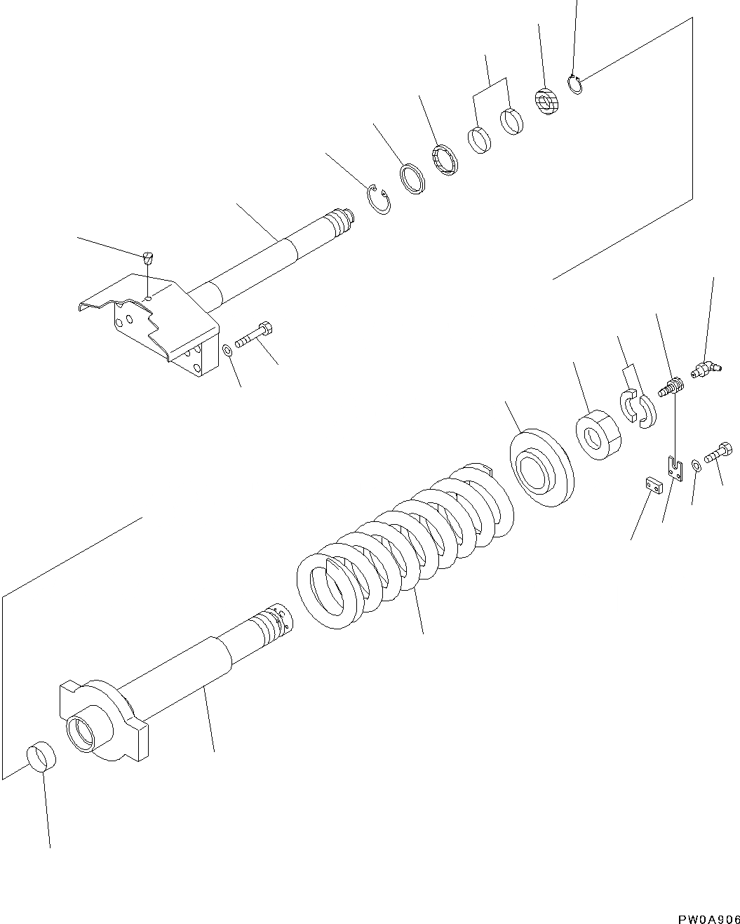 Схема запчастей Komatsu D39PX-23 - ОПОРНЫЙ ЭЛЕМЕНТ ЛЕНИВЦА (№9-) ОПОРНЫЙ ЭЛЕМЕНТ ЛЕНИВЦА