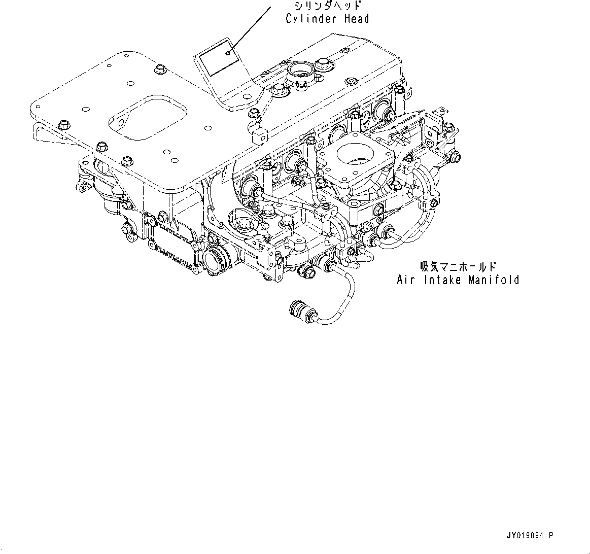 Схема запчастей Komatsu SAA4D95LE-6A - ТАБЛИЧКИ (№7-) ТАБЛИЧКИ, ДЛЯ КРОМЕ ЯПОН.