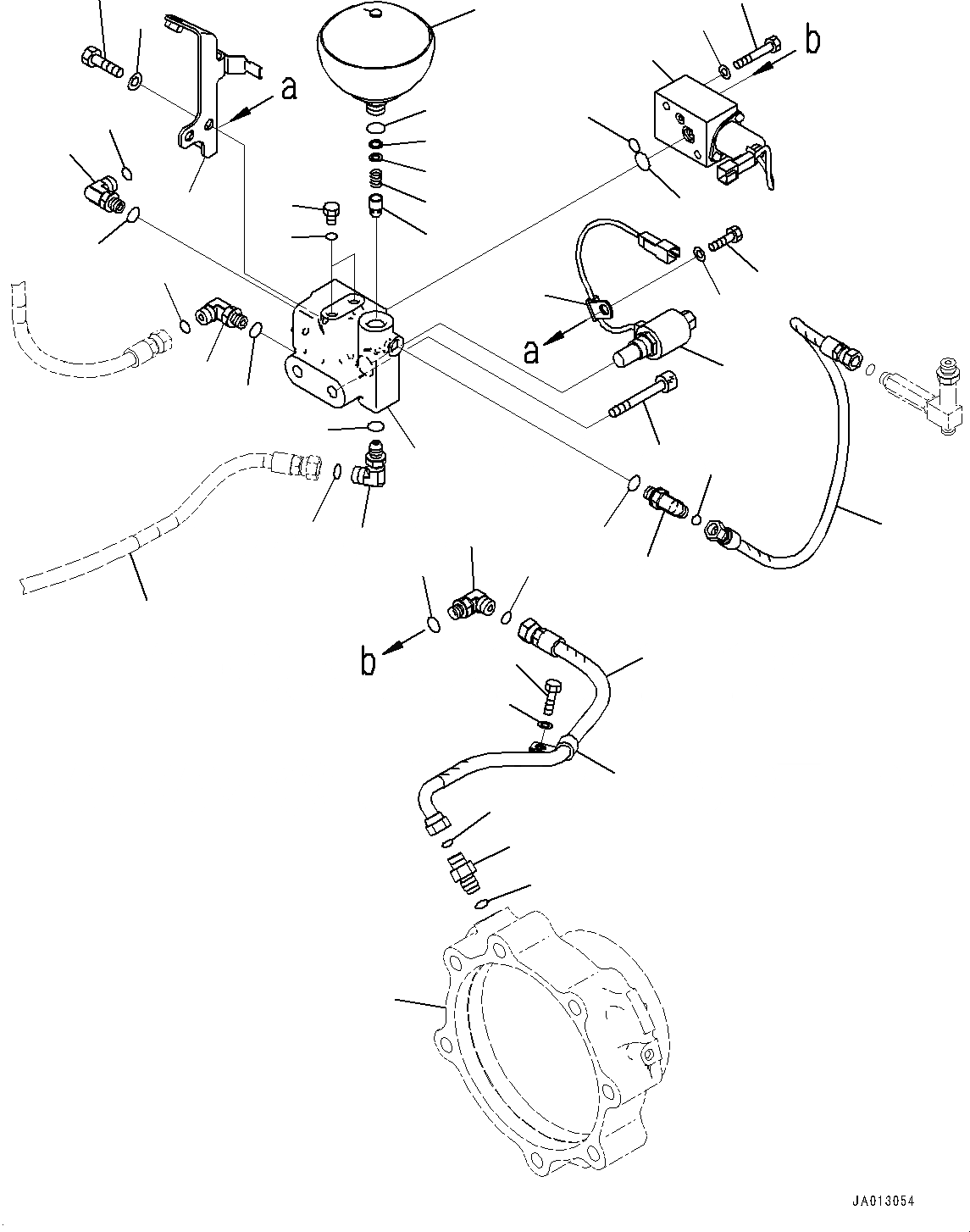 Схема запчастей Komatsu WA320-7 - ГИДРАВЛ МАСЛОПРОВОДЯЩАЯ ЛИНИЯ, АККУМУЛЯТОР (/) (№8-) ГИДРАВЛ МАСЛОПРОВОДЯЩАЯ ЛИНИЯ, С 2-Х СЕКЦИОНН. УПРАВЛЯЮЩ. КЛАПАН, MULTI-COUPLER, СЕВ. АМЕРИКА