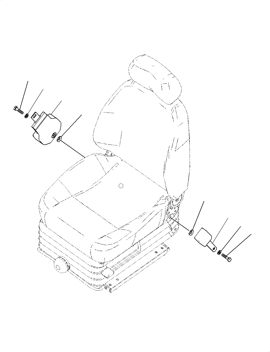 Схема запчастей Komatsu PC220LC-8M0 - РЕМЕНЬ БЕЗОПАСНОСТИ (№-) РЕМЕНЬ БЕЗОПАСНОСТИ, 78MM, -POINT ТИП, ЖЕСТК. СИДЕНЬЕ ОПЕРАТОРА