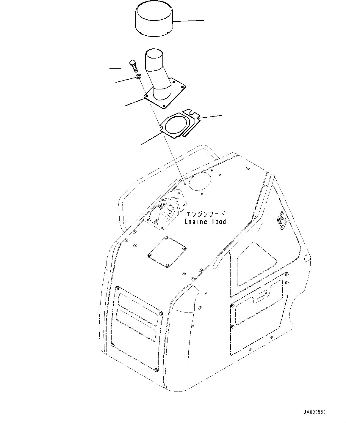 Схема запчастей Komatsu D61PXI-23 - ПРЕФИЛЬТР (№-) ПРЕФИЛЬТР, ДЛЯ АВТОМАТИЧ. EJECT ТИП