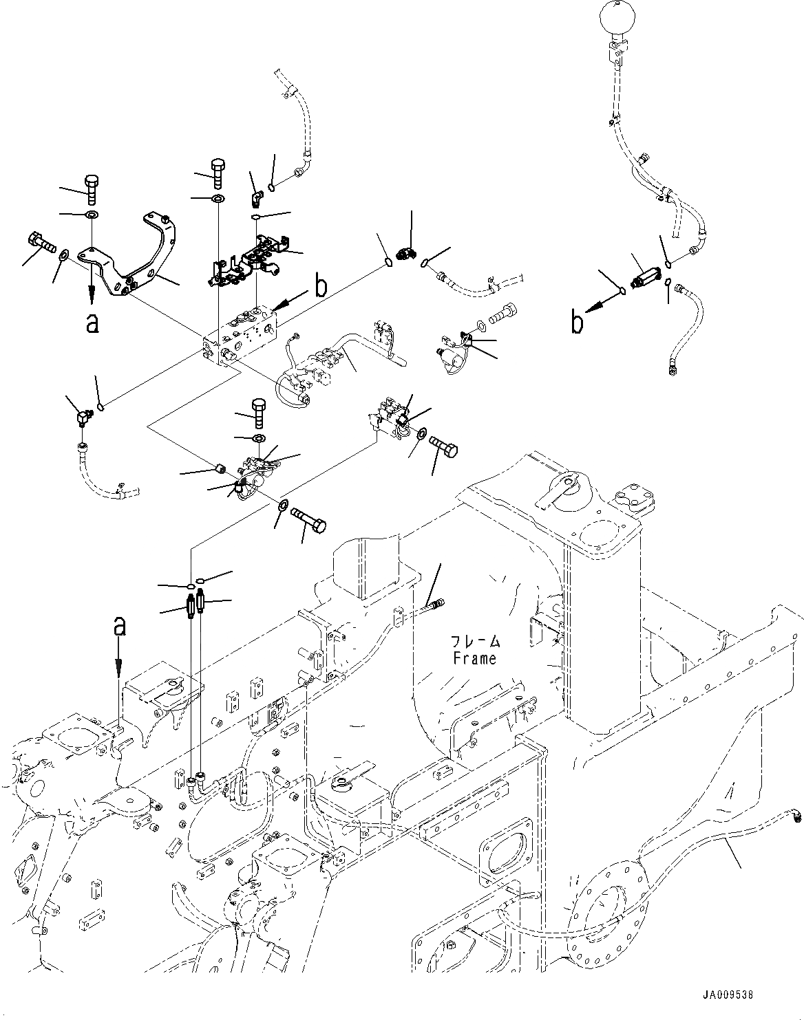 Схема запчастей Komatsu D61PXI-23 - ПРОПОРЦИОНАЛЬН. PRESSURE УПРАВЛ-Е (PPC) ТРУБЫ, СОЛЕНОИДНЫЙ КЛАПАН КОМПОНЕНТЫ (/) (№-) ПРОПОРЦИОНАЛЬН. PRESSURE УПРАВЛ-Е (PPC) ТРУБЫ