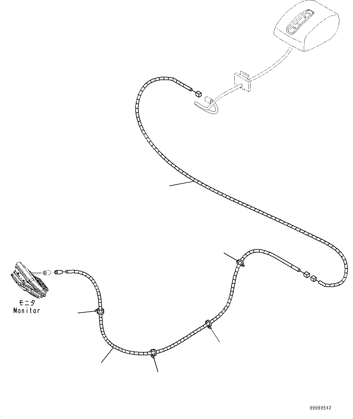 Схема запчастей Komatsu PC200-8E0 - КАБИНА, ПОЛ, ЗАДН.VIEW CAMERA КАБЕЛЬ (№8-) КАБИНА, С COLOR MULTI МОНИТОР, POWER ПОДАЮЩ., VOLT, KOMTRAX, БЕЗ МАСТЕР КЛЮЧ