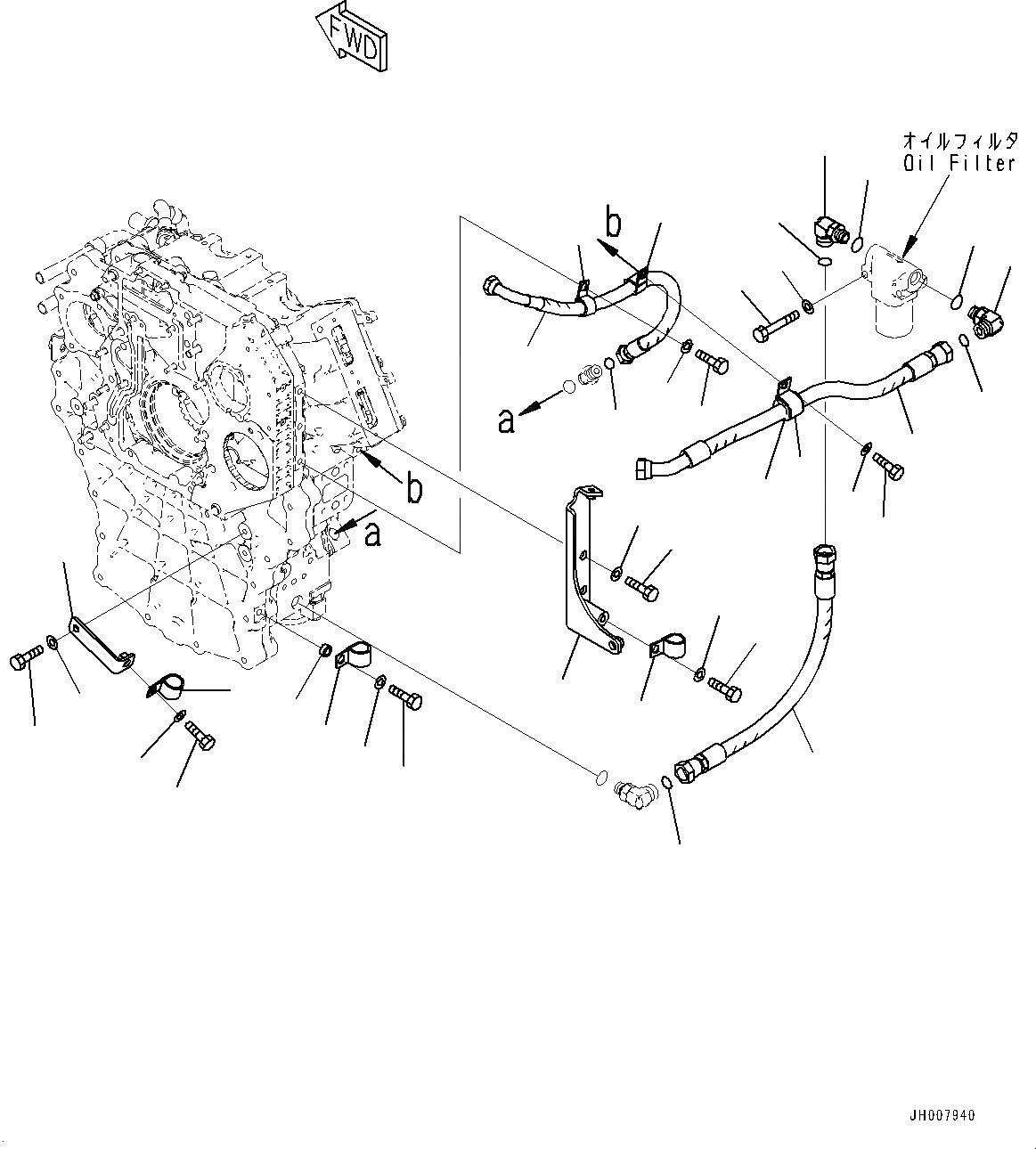 Схема запчастей Komatsu HB205-1M0 - КОМПОНЕНТЫ ДВИГАТЕЛЯ, НАСОС КОМПОНЕНТЫ (/) (№-) КОМПОНЕНТЫ ДВИГАТЕЛЯ
