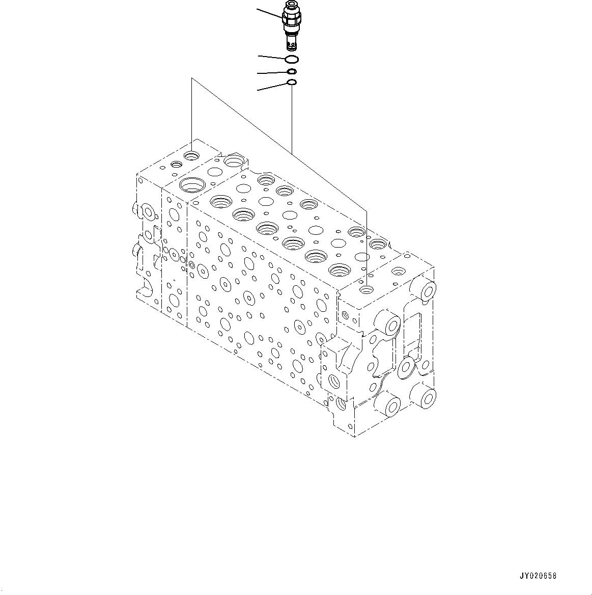 Схема запчастей Komatsu HB205-1M0 - УПРАВЛЯЮЩ. КЛАПАН, 6-СЕКЦИОНН. (9/) (№-) УПРАВЛЯЮЩ. КЛАПАН, -ДОПОЛН. АКТУАТОР ТРУБЫ, АККУМУЛЯТОР