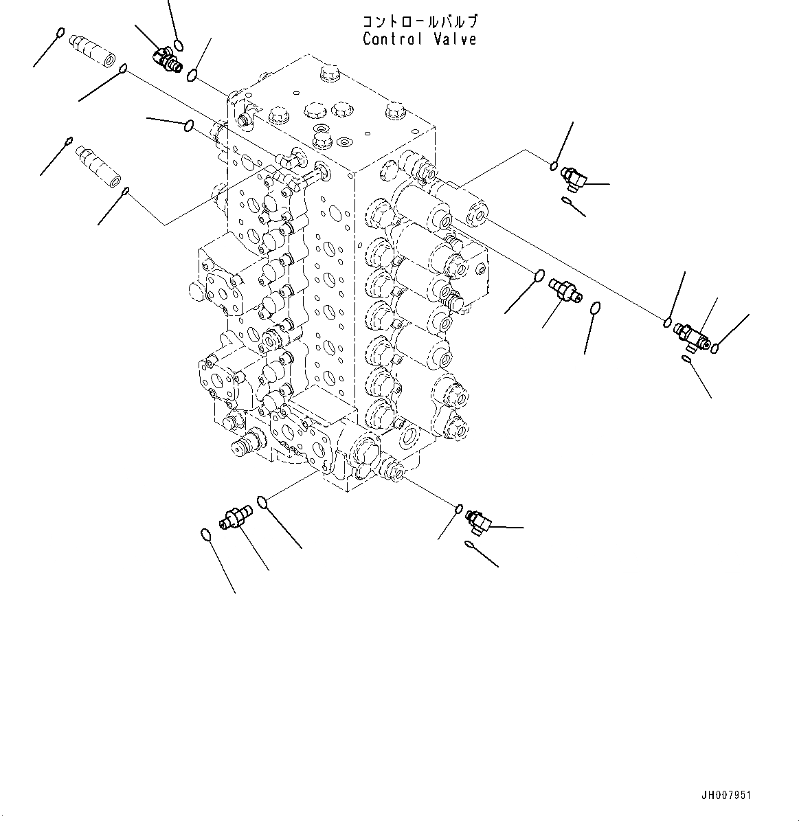 Схема запчастей Komatsu HB205-1M0 - УПРАВЛЯЮЩ. КЛАПАН, СОЕДИНИТЕЛЬН. ЧАСТИ (/) (№-) УПРАВЛЯЮЩ. КЛАПАН, -ДОПОЛН. АКТУАТОР ТРУБЫ, АККУМУЛЯТОР