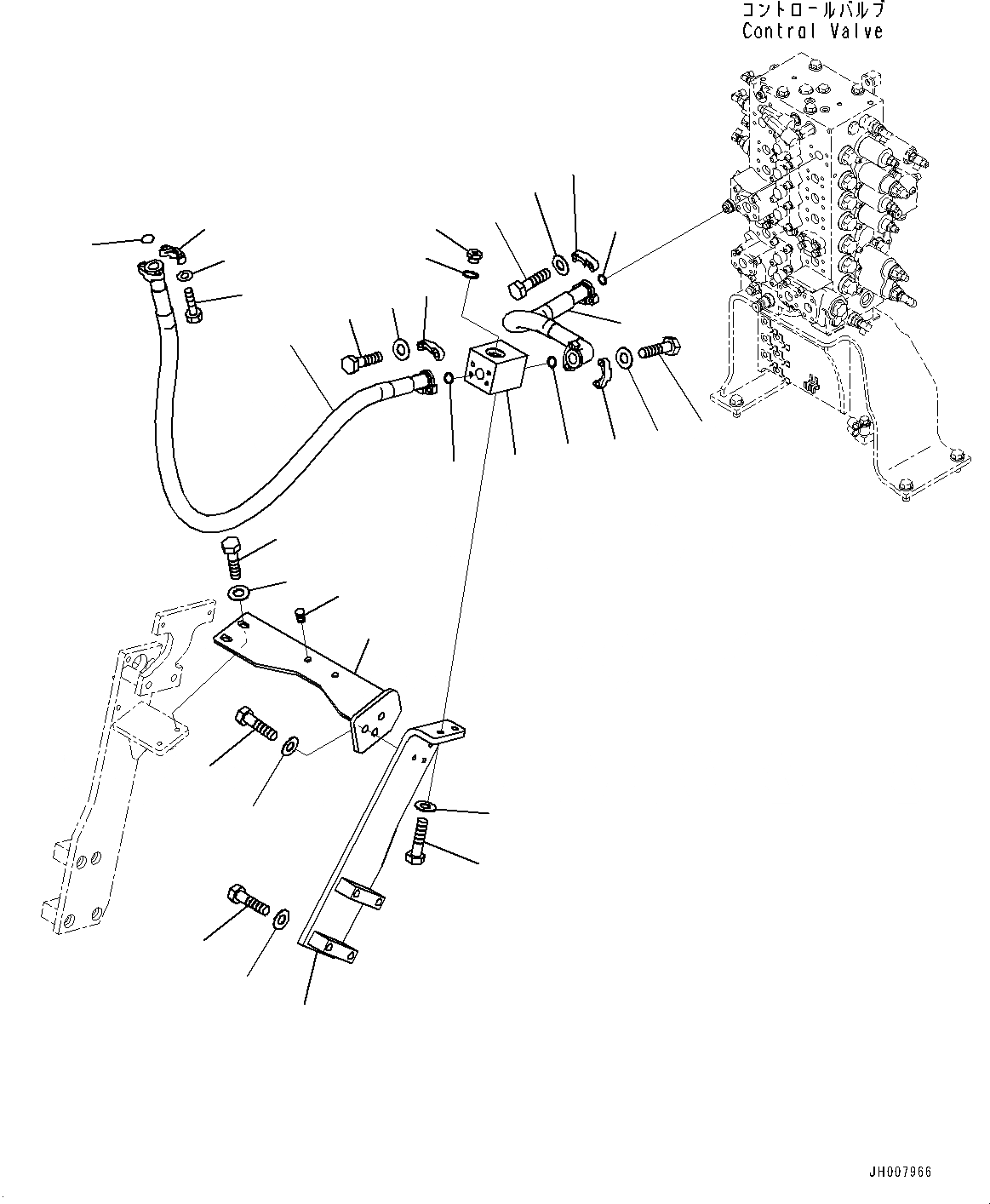 Схема запчастей Komatsu HB205-1M0 - НАВЕСН. ОБОРУД ТРУБЫ, ОСНОВН. ТРУБЫ, ЛЕВ. (№-) НАВЕСН. ОБОРУД ТРУБЫ, -ДОПОЛН. АКТУАТОР ТРУБЫ, АККУМУЛЯТОР, NIPPON PNEUMATIC ГИДРОМОЛОТ КОМПЛЕКТ