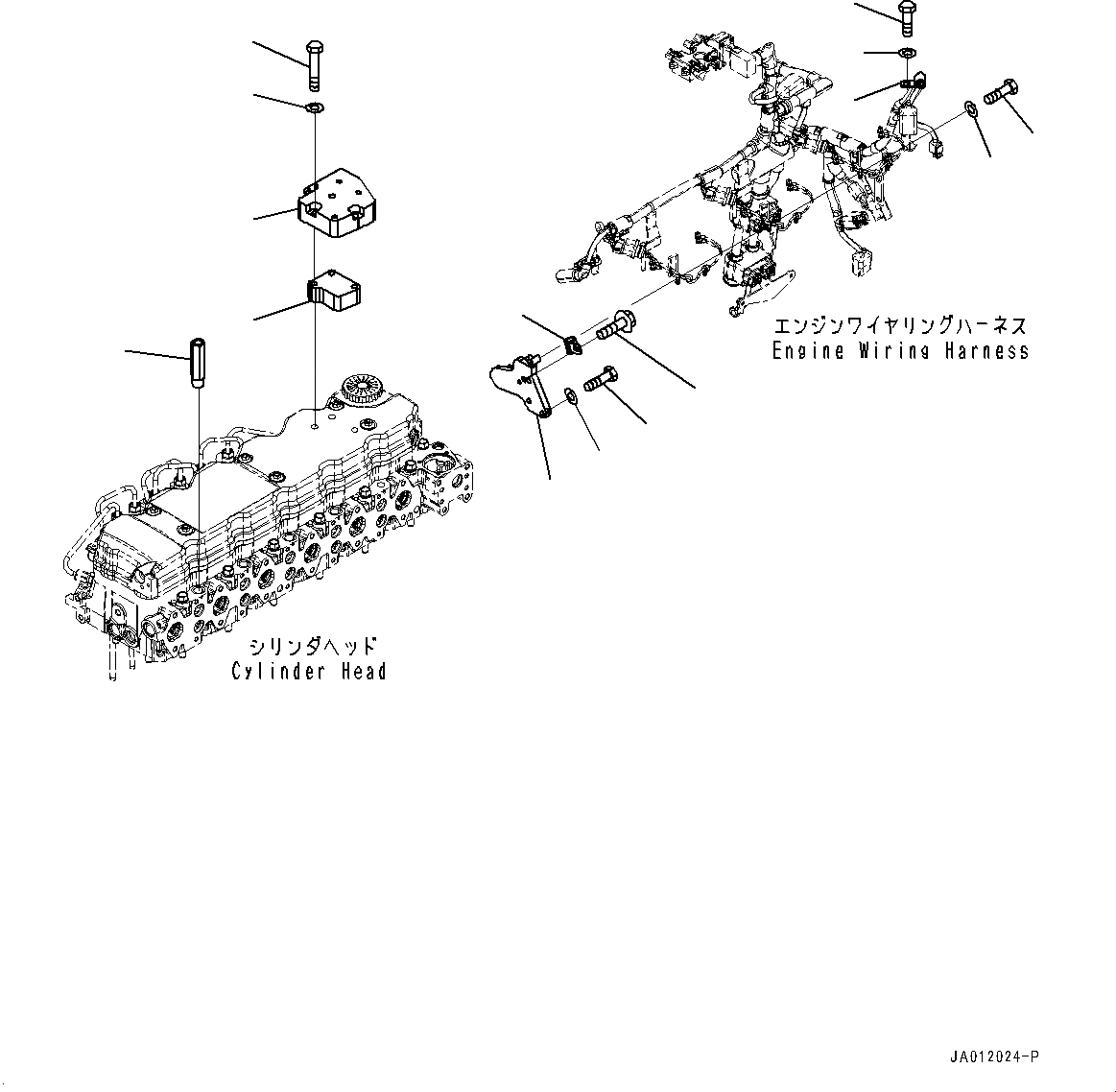 Схема запчастей Komatsu WA270-7 - КОМПОНЕНТЫ ДВИГАТЕЛЯ КРЕПЛЕНИЕ, ДВИГАТЕЛЬ ПРОВОДКА КРЕПЛЕНИЕ (№8-) КОМПОНЕНТЫ ДВИГАТЕЛЯ КРЕПЛЕНИЕ