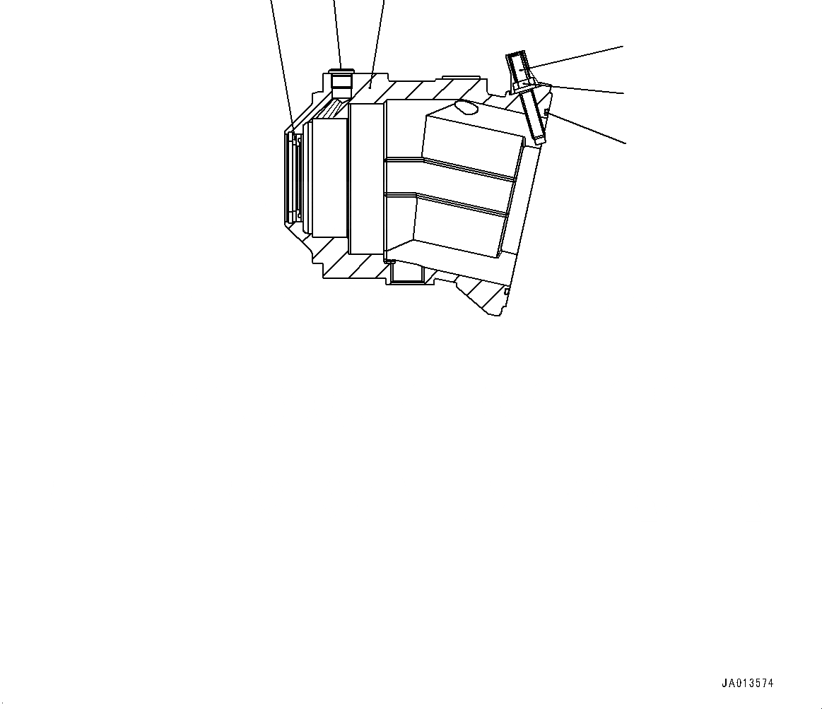 Схема запчастей Komatsu WA270-7 - HYDROSTATIC ТРАНСМИССИЯ (HST) НАСОС И МОТОР, ВНУТР. ЧАСТИ, МОТОР (/) (№8-) HYDROSTATIC ТРАНСМИССИЯ (HST) НАСОС И МОТОР