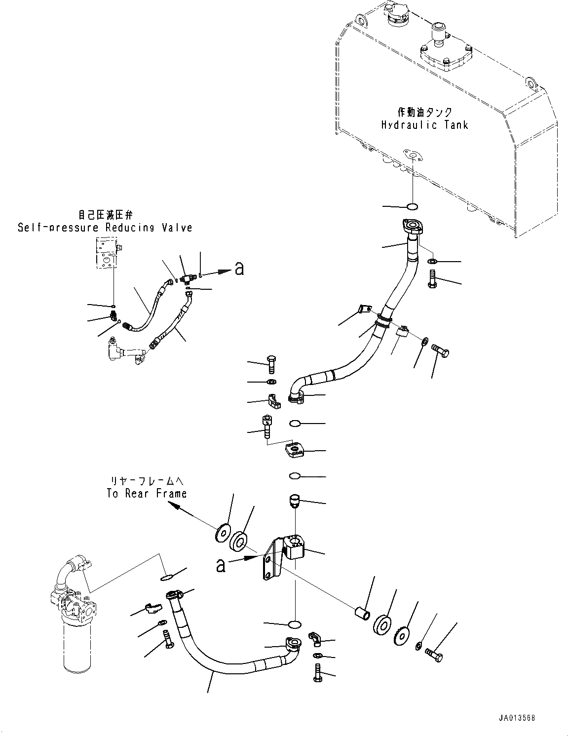 Схема запчастей Komatsu WA270-7 - ГИДРАВЛ МАСЛОПРОВОДЯЩАЯ ЛИНИЯ, ФИЛЬТР. ТРУБЫ (№8-) ГИДРАВЛ МАСЛОПРОВОДЯЩАЯ ЛИНИЯ, С 2-Х СЕКЦИОНН. УПРАВЛЯЮЩ. КЛАПАН, ECSS