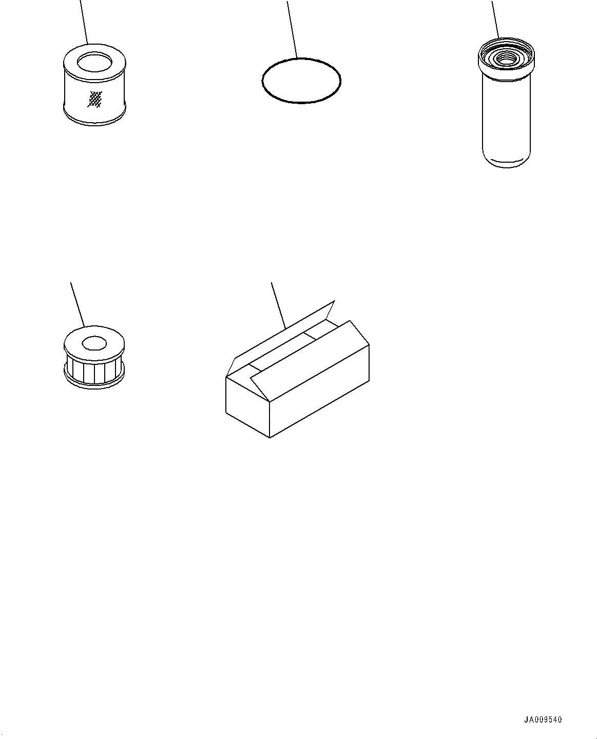 Схема запчастей Komatsu D61EXI-23 - ЗАП. ЧАСТИ (№-) ЗАП. ЧАСТИ