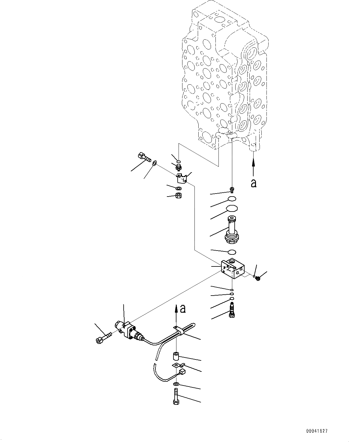 Схема запчастей Komatsu PC850-8R1 - УПРАВЛЯЮЩ. КЛАПАН, 4-Х СЕКЦИОНН. (7/7) (№7-) УПРАВЛЯЮЩ. КЛАПАН