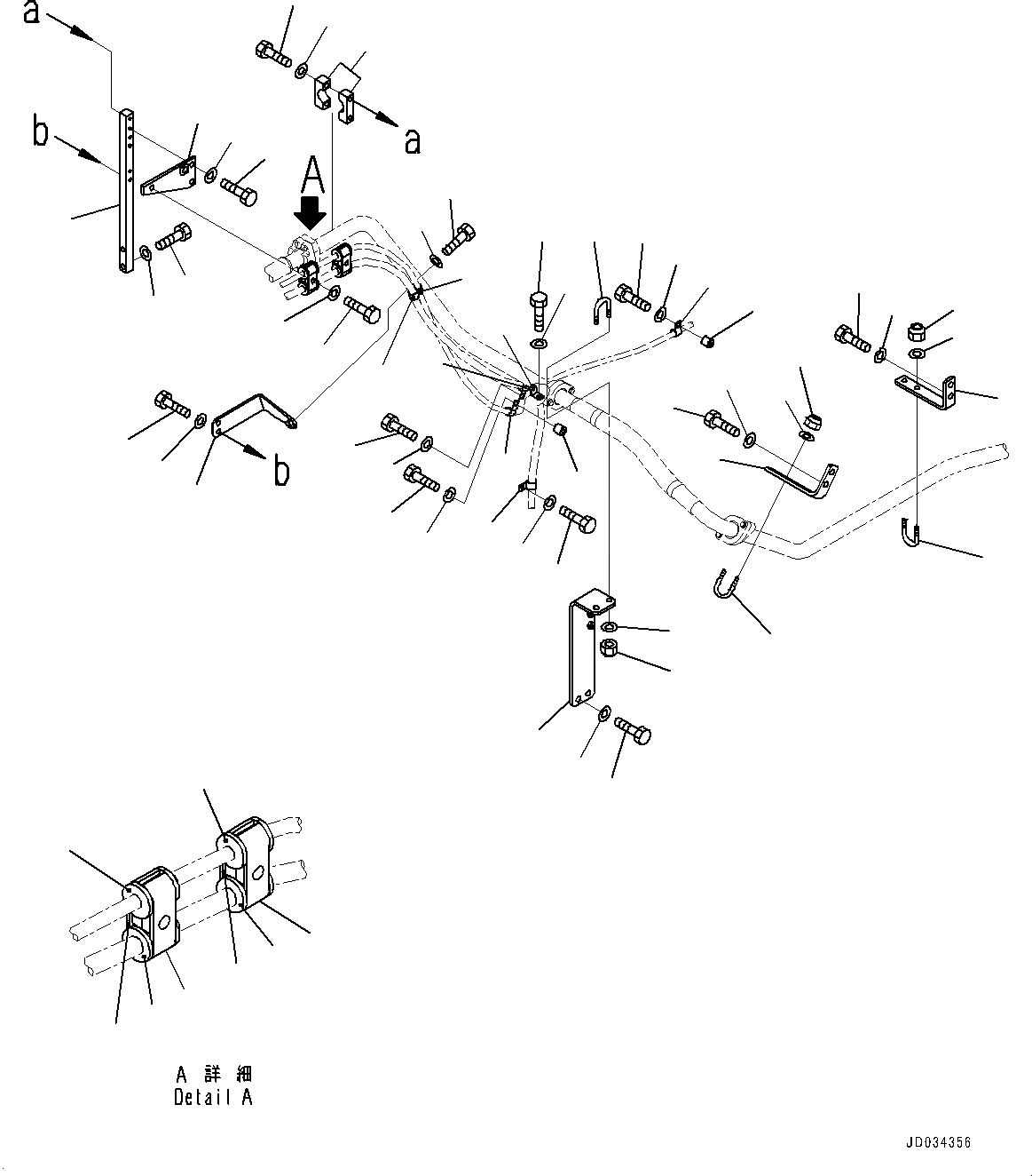 Схема запчастей Komatsu PC850SE-8R1 - ВОЗВРАТ. ТРУБЫ, КОРПУС (№7-) ВОЗВРАТ. ТРУБЫ, БЕЗ -СЕРВИСНЫЙ КЛАПАН