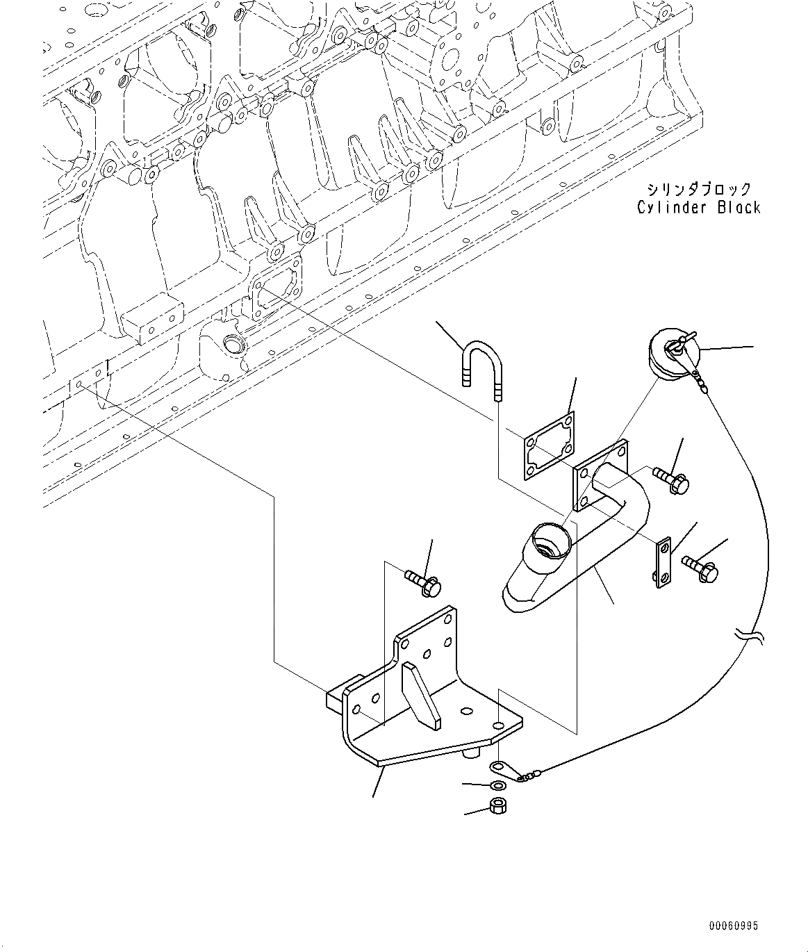 Схема запчастей Komatsu SAA6D170E-5BR - ДВИГАТЕЛЬ МАСЛОНАЛИВНОЙ ПАТРУБОК (№8-) ДВИГАТЕЛЬ МАСЛОНАЛИВНОЙ ПАТРУБОК, ДЛЯ EXTREME ХОЛОДН. AREA СПЕЦ-ЯIFICATION (- DEG C)