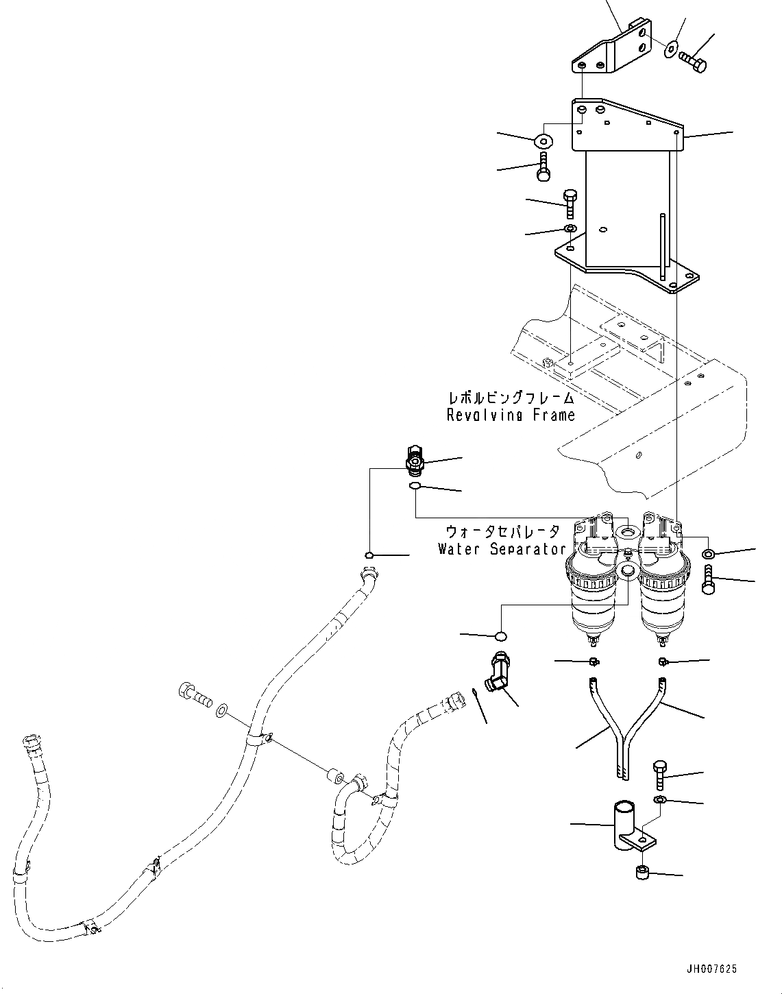 Схема запчастей Komatsu PC700LC-8R - ТОПЛИВН. ПОДАЮЩ. ТРУБЫ, СОЕДИНЕНИЯ ВОДООТДЕЛИТЕЛЯ (/) (№7-) ТОПЛИВН. ПОДАЮЩ. ТРУБЫ, EXTRA BAD ТОПЛИВН. И ПЛОХ. ТОПЛИВО СПЕЦ-ЯIFICATION, ВОДН.+DUST, ДОПОЛН. ФИЛЬТР.