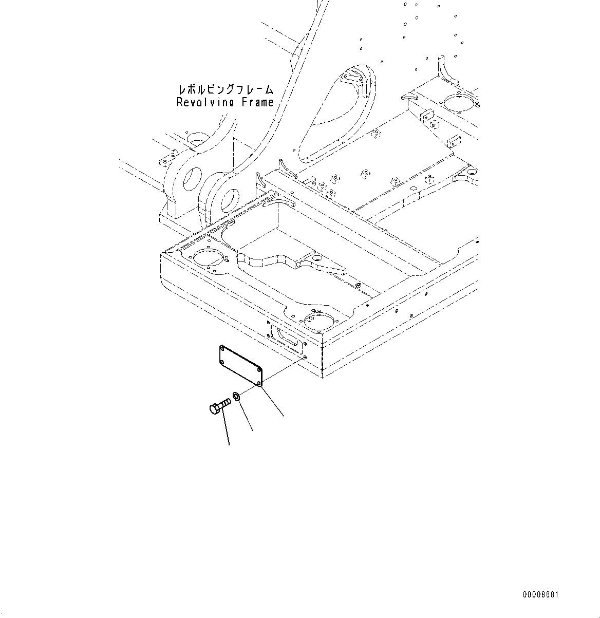 Схема запчастей Komatsu PC700LC-8R - БЕЗ ДОПОЛН. ЛАМПА РАБОЧ. ОСВЕЩЕНИЯ (№7-) БЕЗ ДОПОЛН. ЛАМПА РАБОЧ. ОСВЕЩЕНИЯ