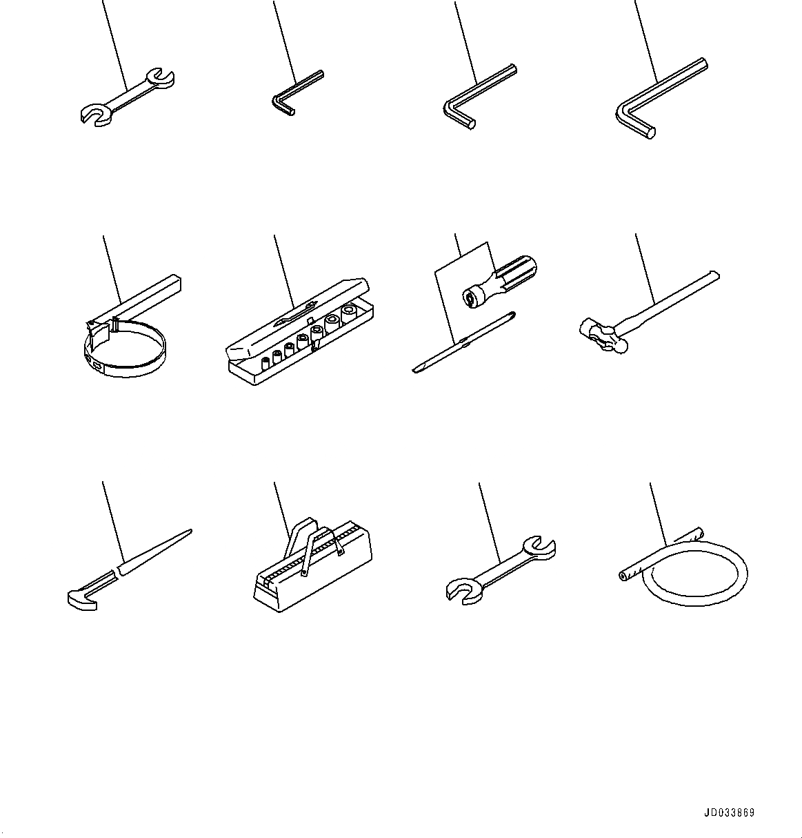 Схема запчастей Komatsu PC600LC-8R1 - ОСНОВН. ИНСТРУМЕНТ SET (№7-) ОСНОВН. ИНСТРУМЕНТ SET, С НАСОС СМАЗКИ, ЭЛЕКТРИЧ. ТИП