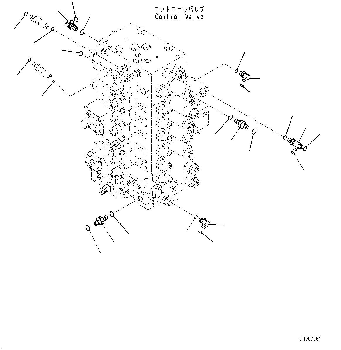 Схема запчастей Komatsu HB215LC-1M0 - УПРАВЛЯЮЩ. КЛАПАН, СОЕДИНИТЕЛЬН. ЧАСТИ (/) (№-) УПРАВЛЯЮЩ. КЛАПАН, -ДОПОЛН. АКТУАТОР ТРУБЫ, АККУМУЛЯТОР