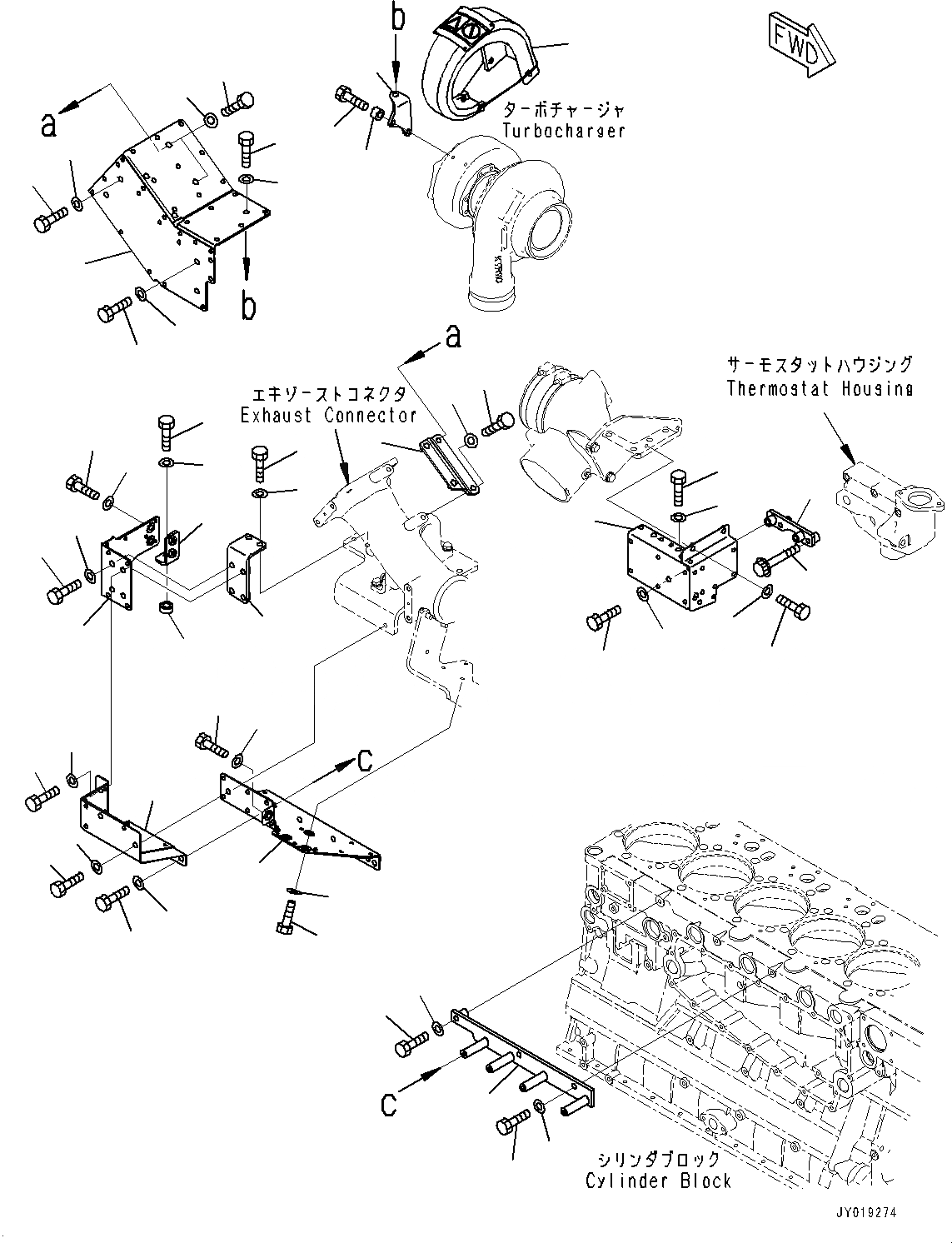 Схема запчастей Komatsu SAA6D140E-5RB - ТЕРМОЗАЩИТА (№7-) ТЕРМОЗАЩИТА