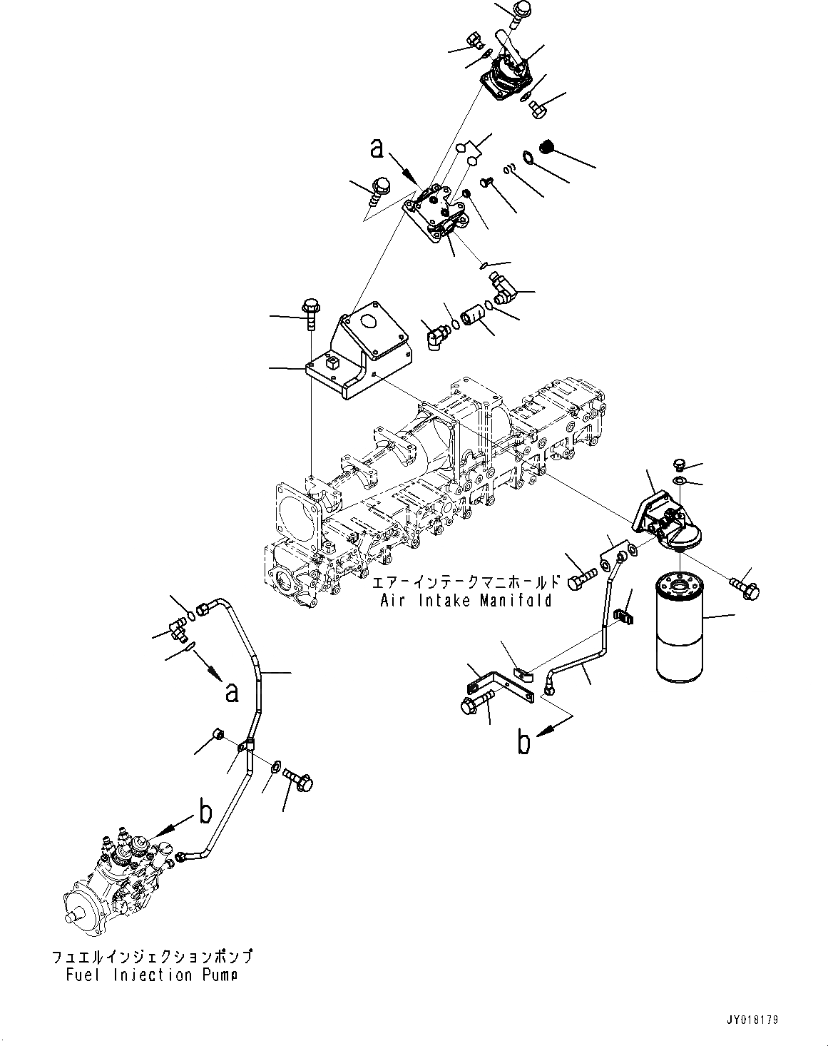 Схема запчастей Komatsu SAA6D140E-5RB - ТОПЛИВН. ФИЛЬТР. (№7-) ТОПЛИВН. ФИЛЬТР.